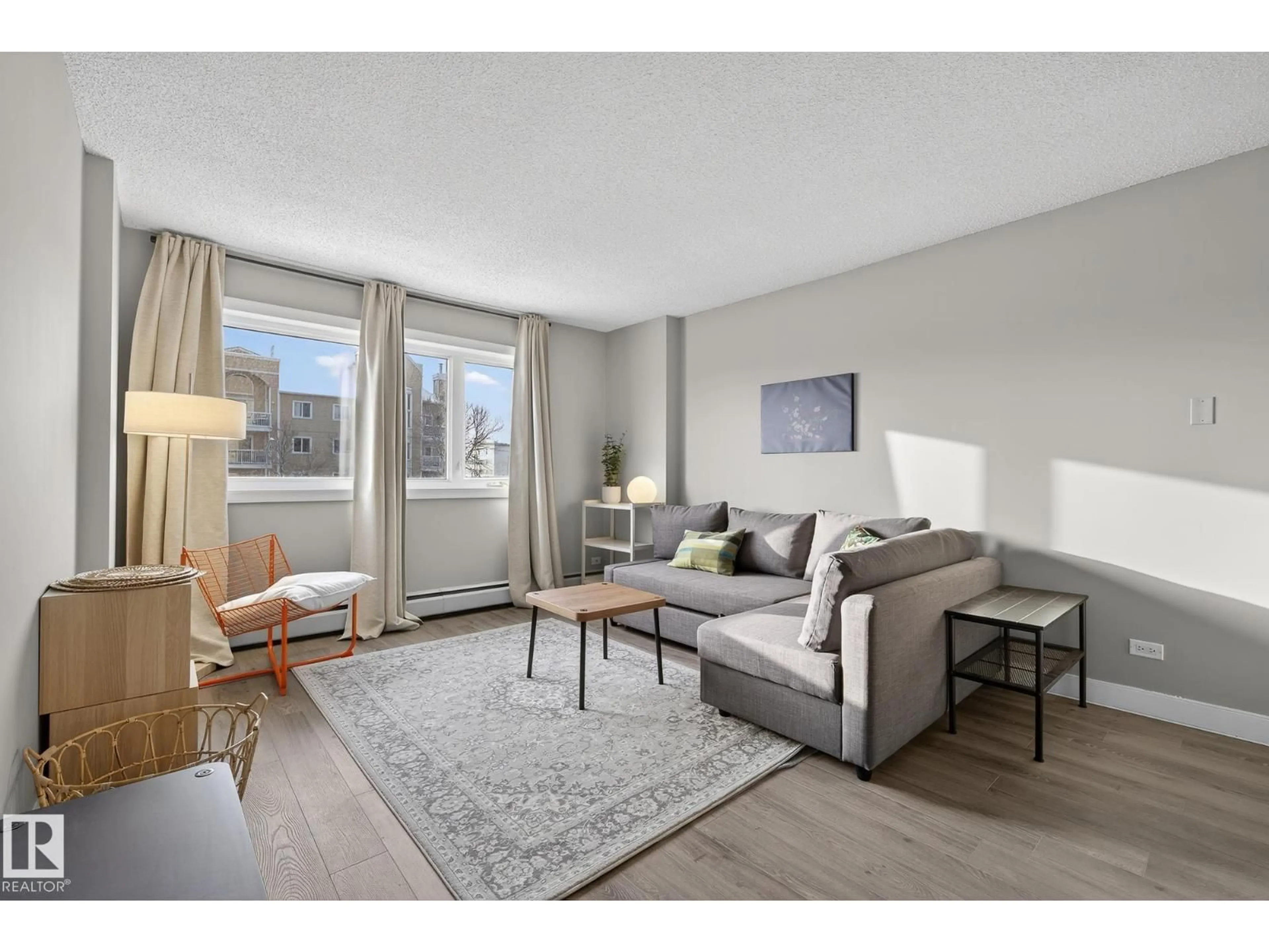 Living room with furniture, unknown for #308 - 9710 105 ST, Edmonton Alberta T5K1A4