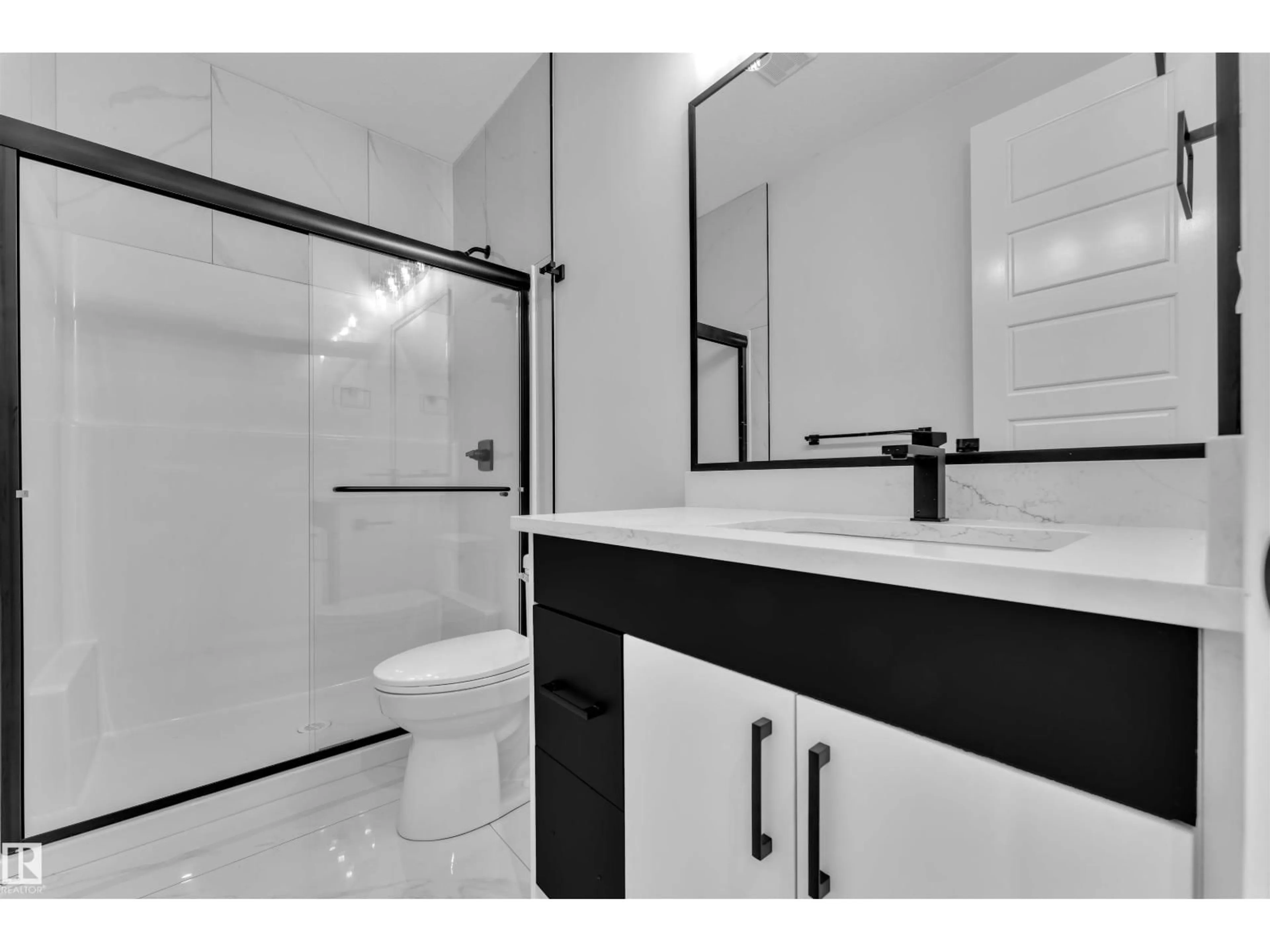 Standard bathroom, ceramic/tile floor for 4309 36 ST, Beaumont Alberta T4X3G6