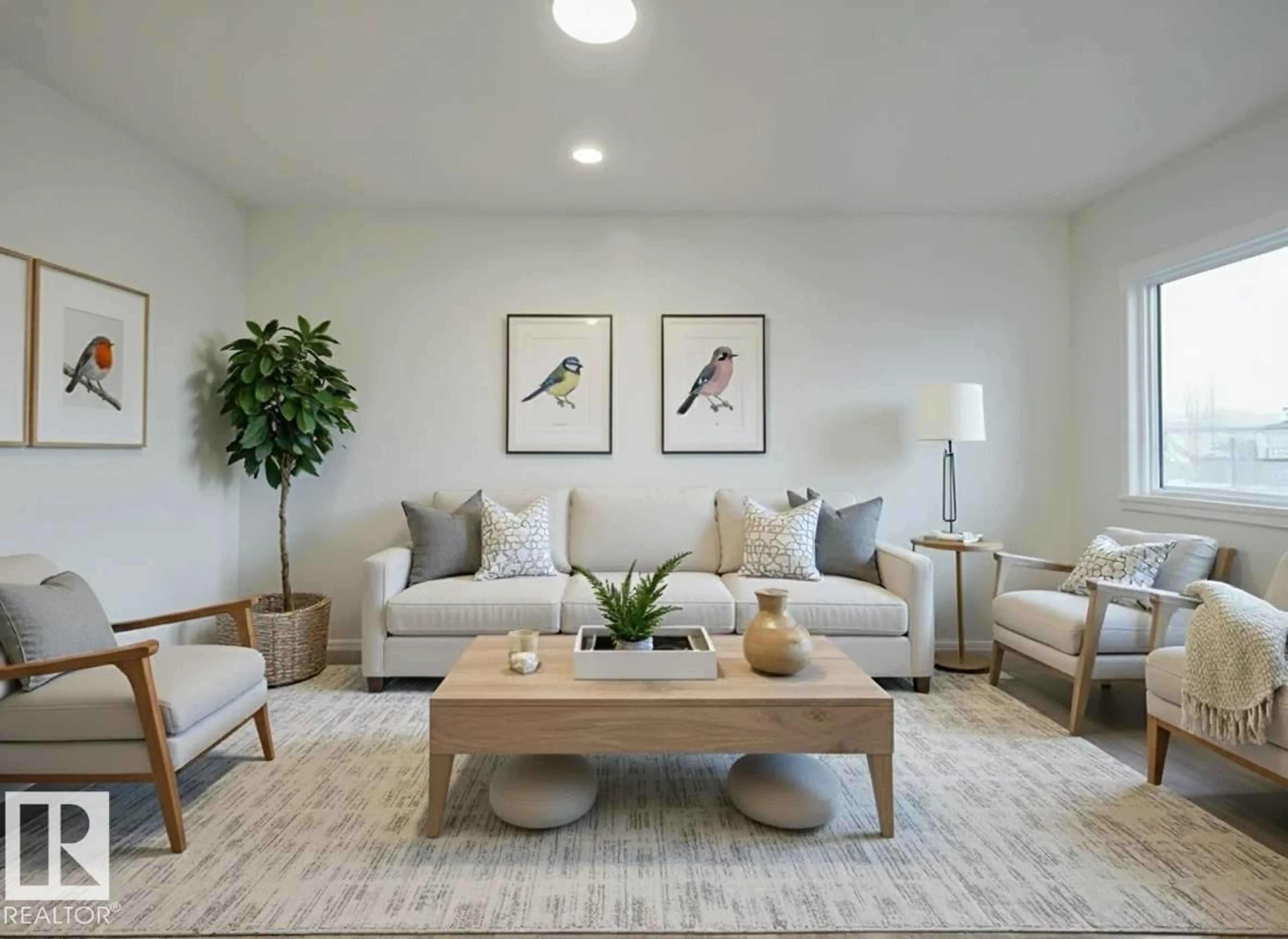 Living room with furniture, unknown for 161 ELLIOTT WD, Fort Saskatchewan Alberta T8L1N1