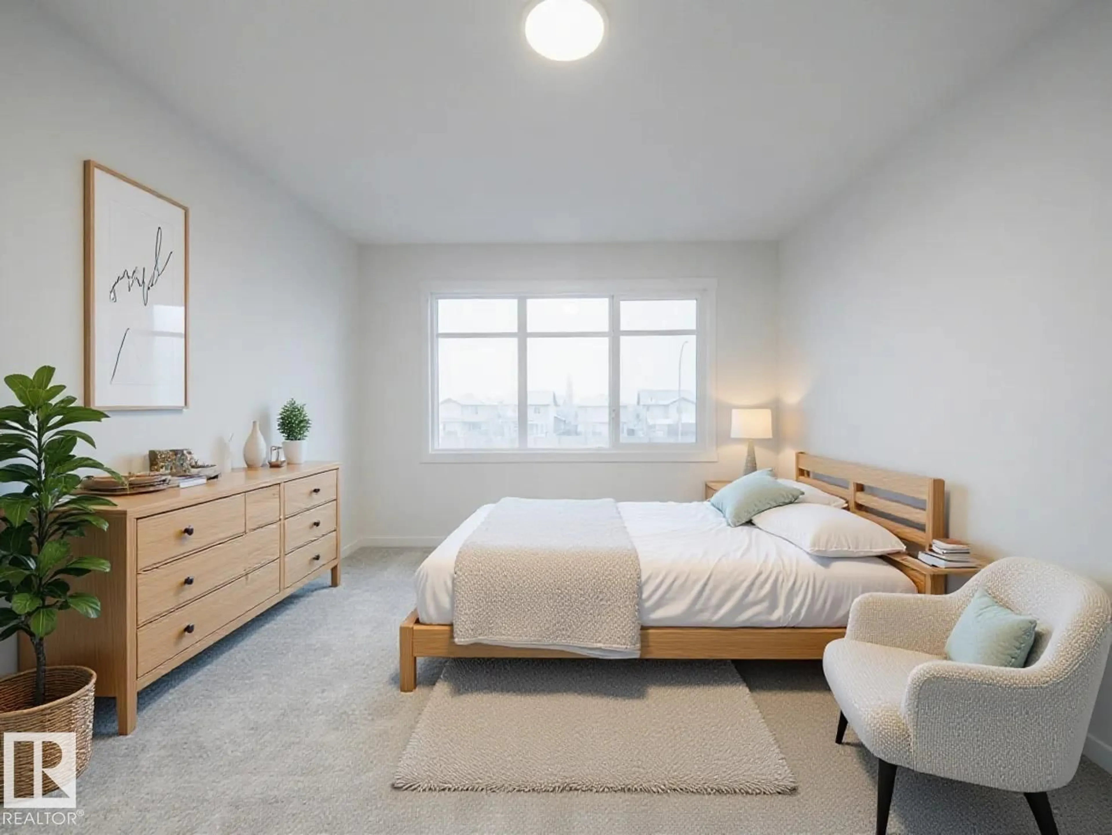 Bedroom with bed, unknown for 161 ELLIOTT WD, Fort Saskatchewan Alberta T8L1N1