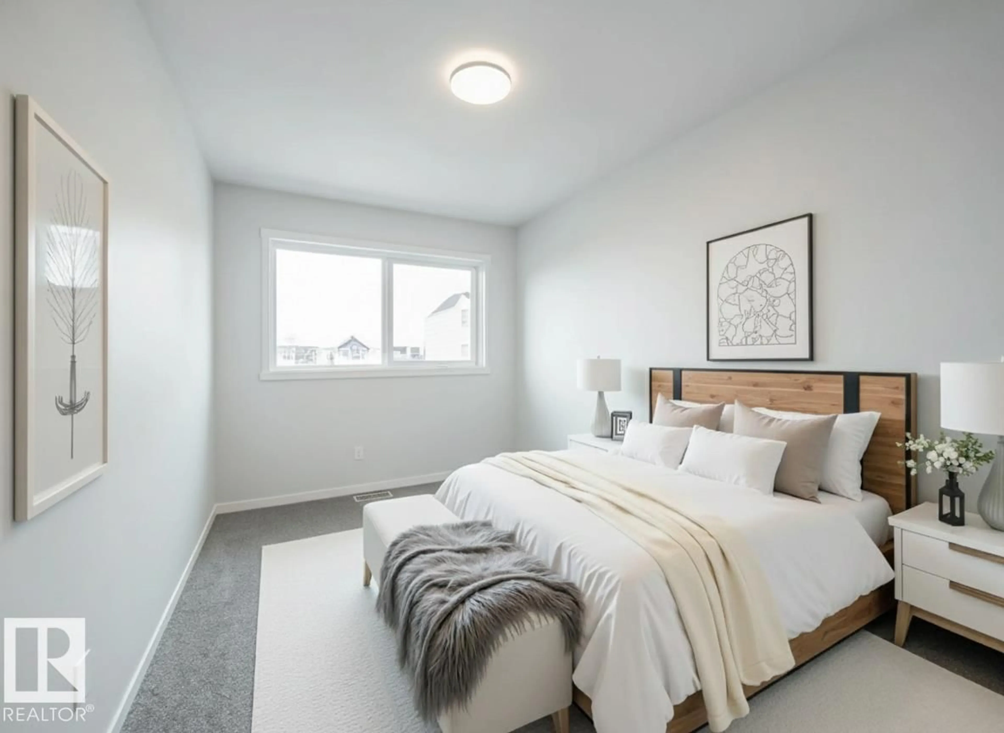 Bedroom with bed, unknown for 15 NERINE CR, St. Albert Alberta T8N8C6