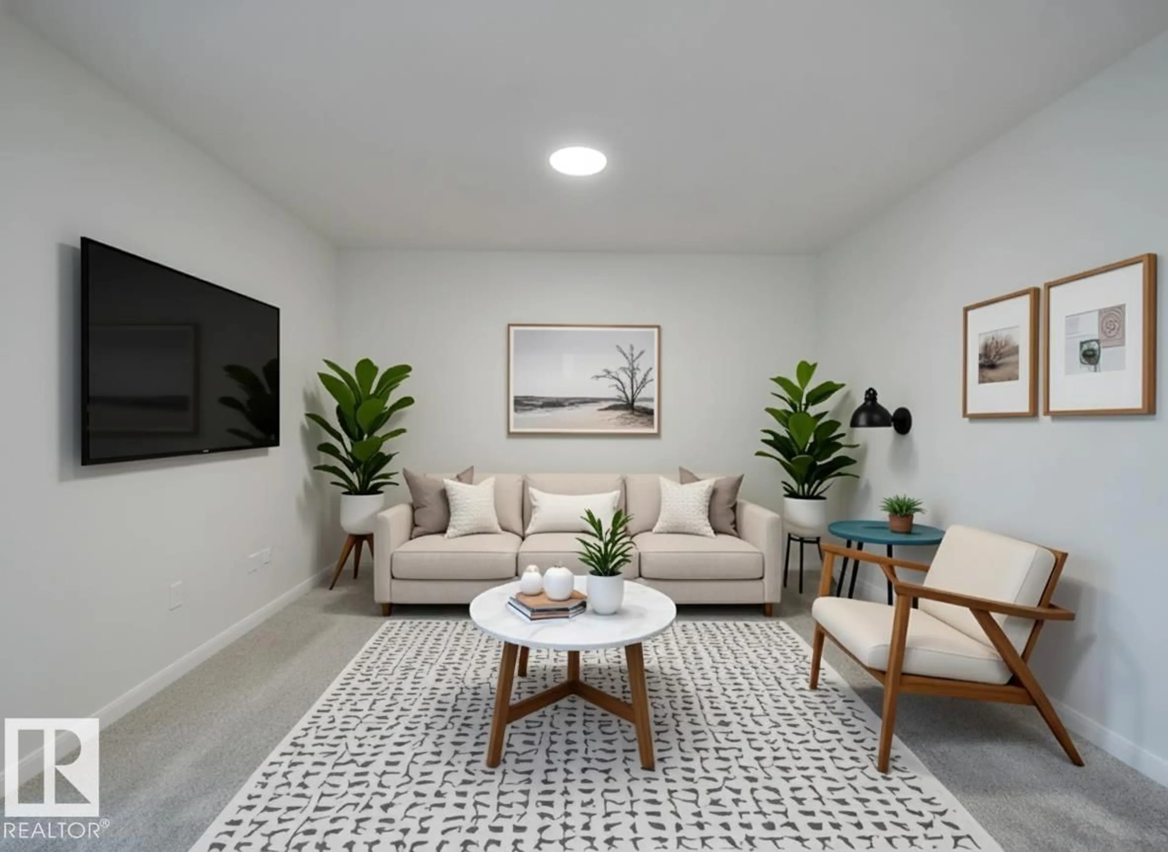 Living room with furniture, unknown for NW - 2511 211 ST, Edmonton Alberta T6M3H1