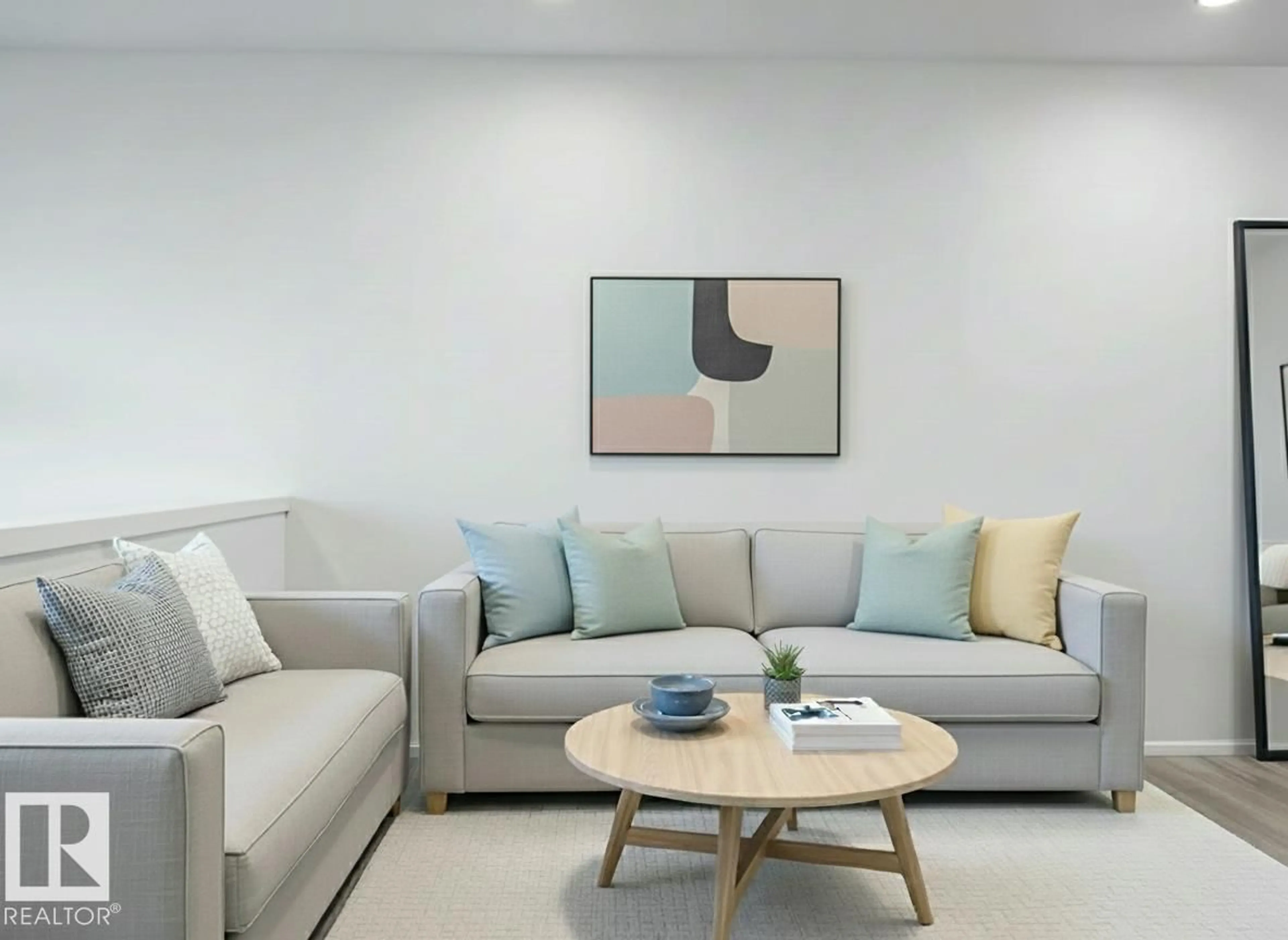 Living room with furniture, unknown for NW - 17631 70 ST, Edmonton Alberta T5Z0W8