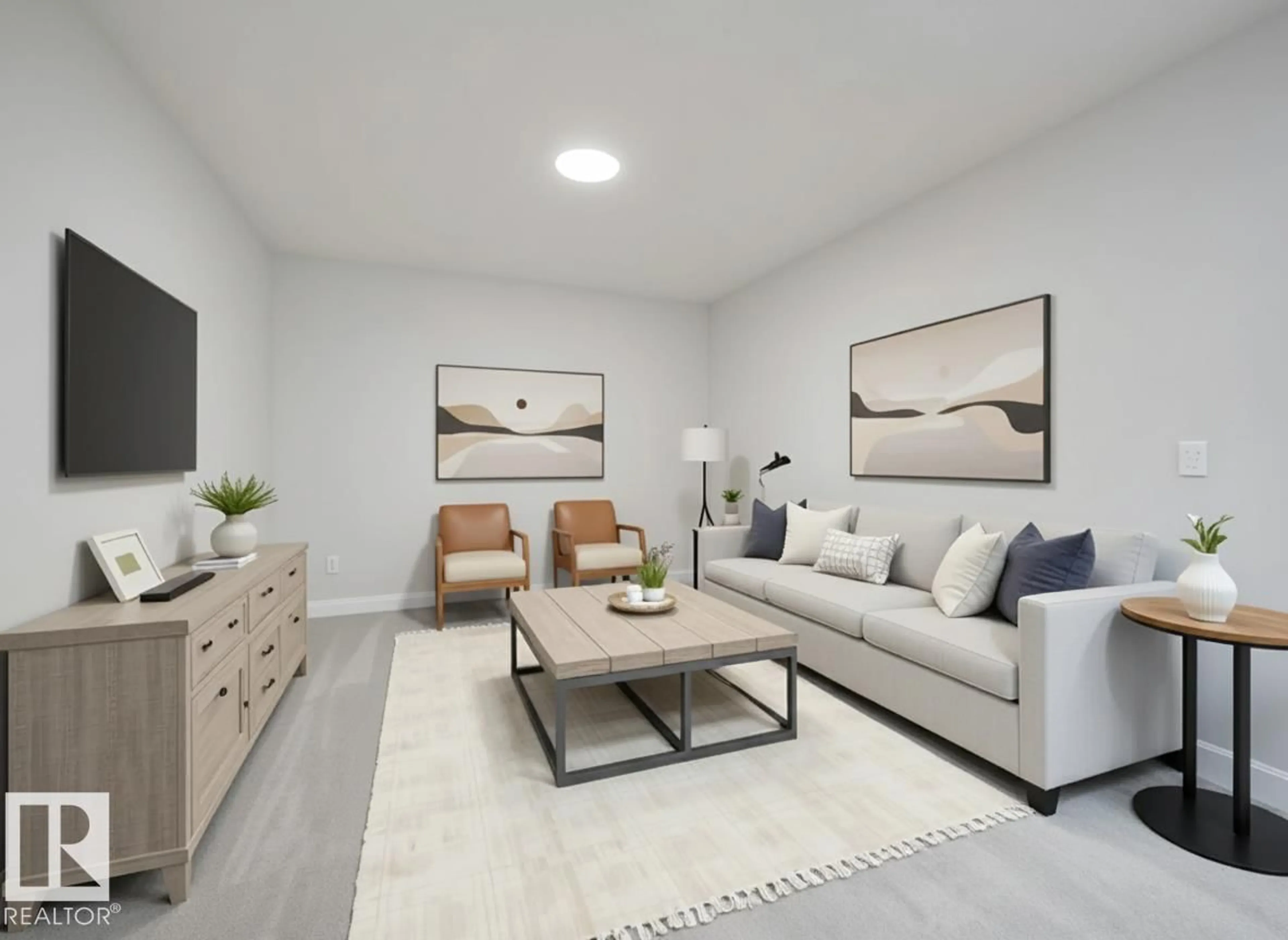 Living room with furniture, unknown for NW - 2145 194A ST, Edmonton Alberta T6M3J3