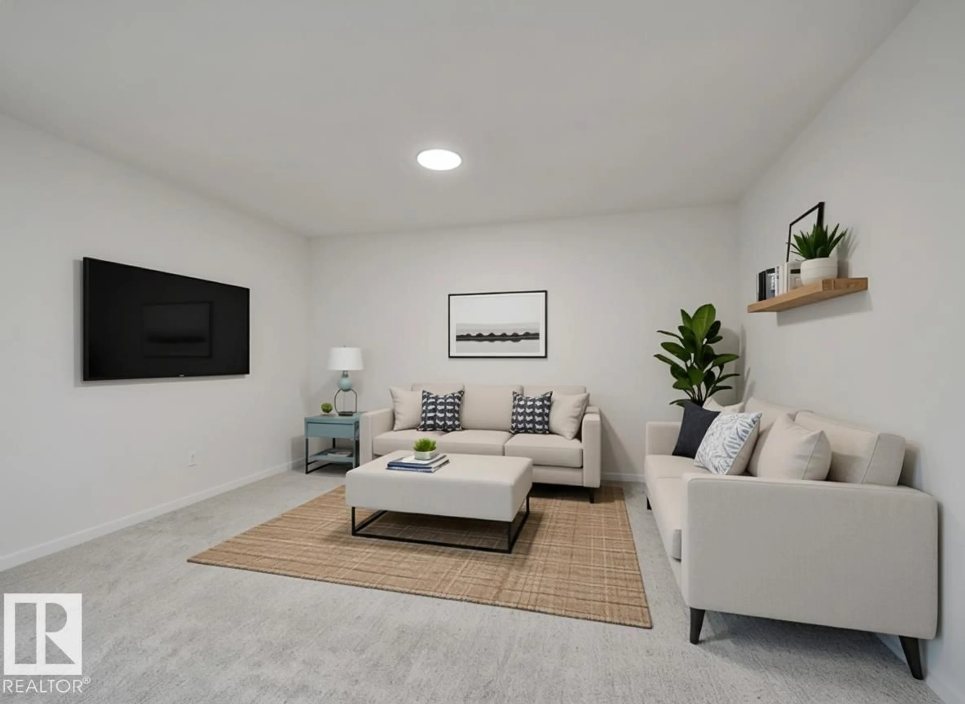 Living room with furniture, unknown for 4639 KINSELLA LD, Edmonton Alberta T6W5T8