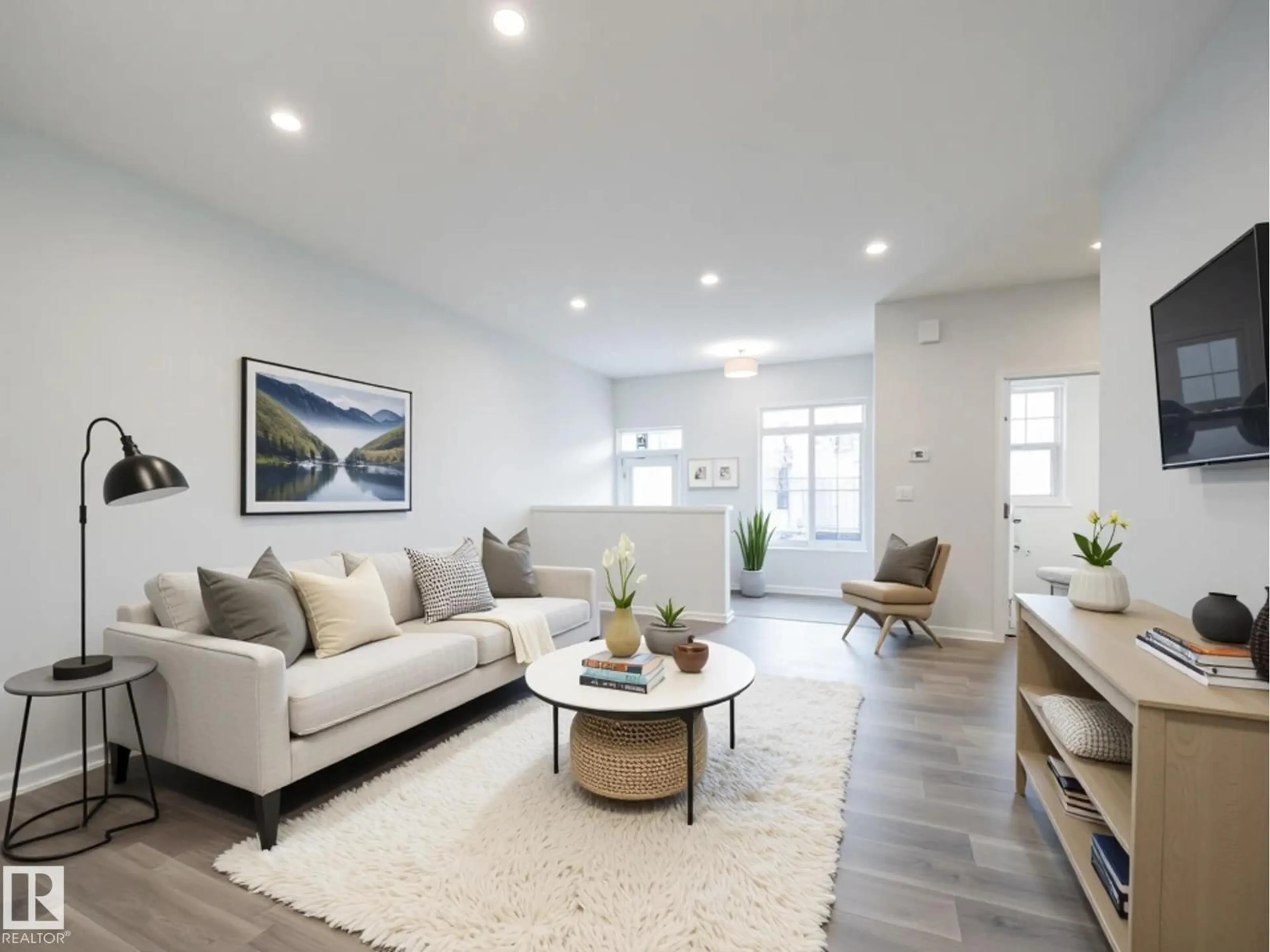 Living room with furniture, unknown for 9 NERINE CR, St. Albert Alberta T8N8C6