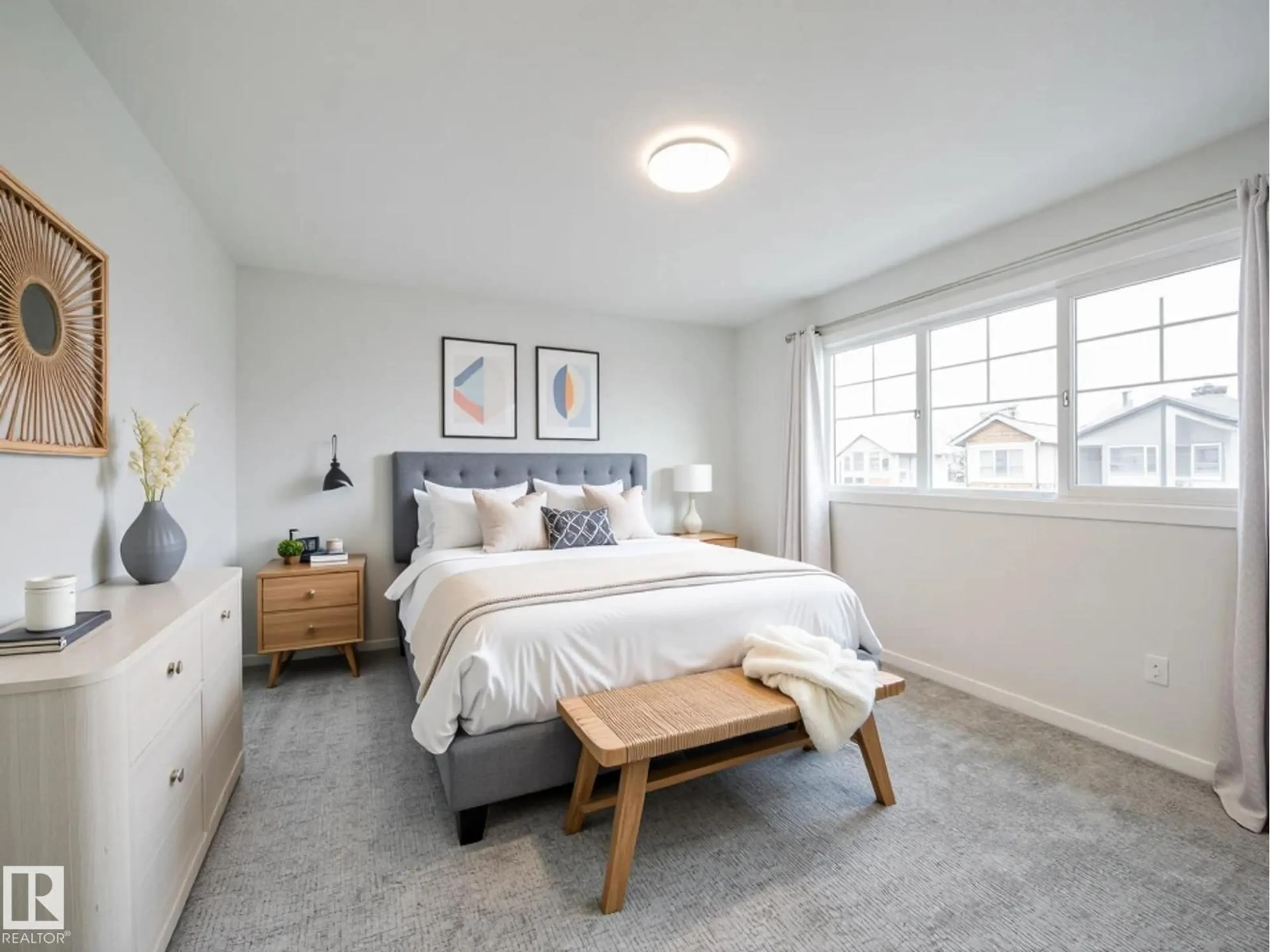 Bedroom with bed, unknown for 9 NERINE CR, St. Albert Alberta T8N8C6