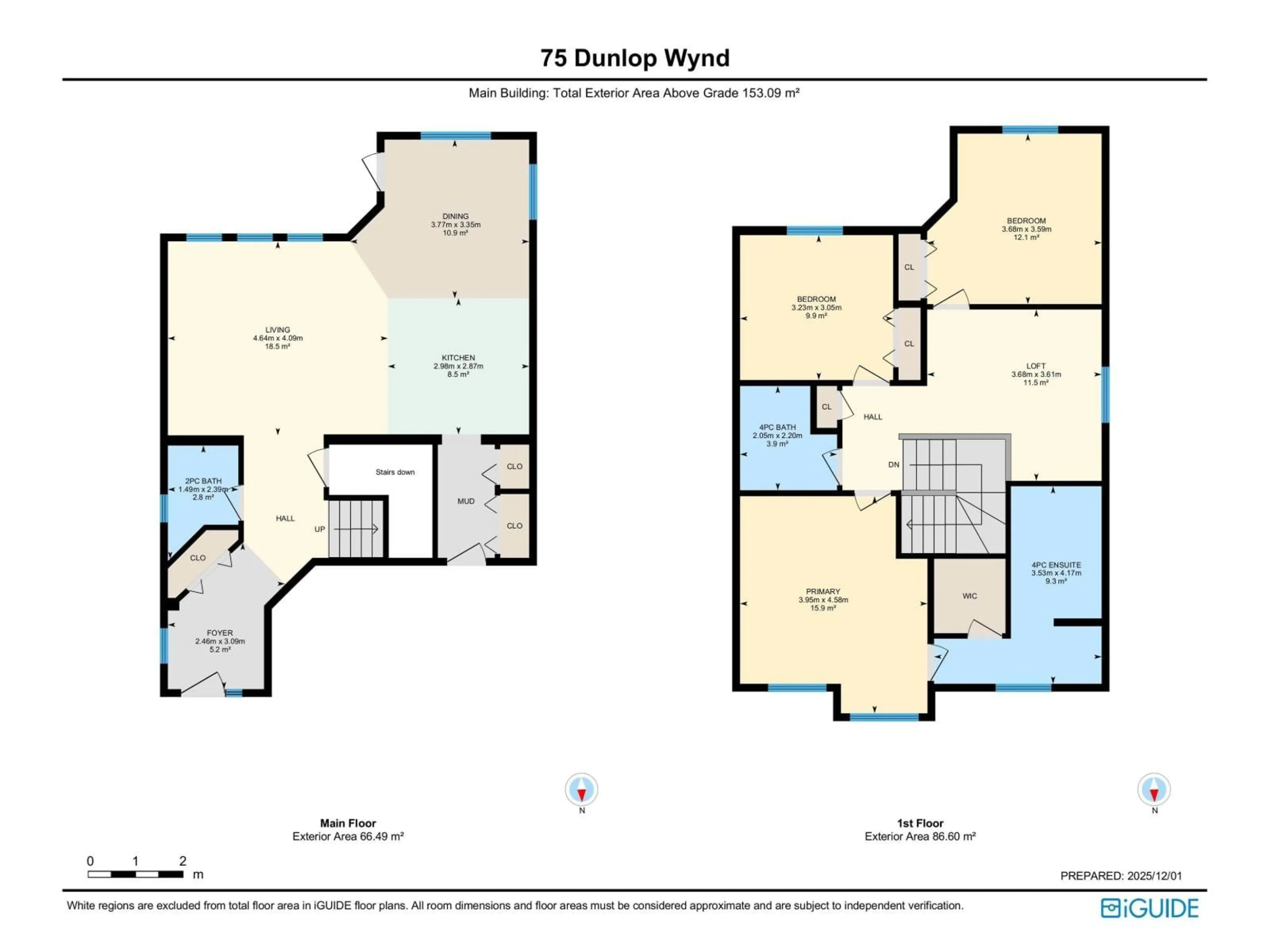 Floor plan for 75 DUNLOP WD, Leduc Alberta T9E0N3