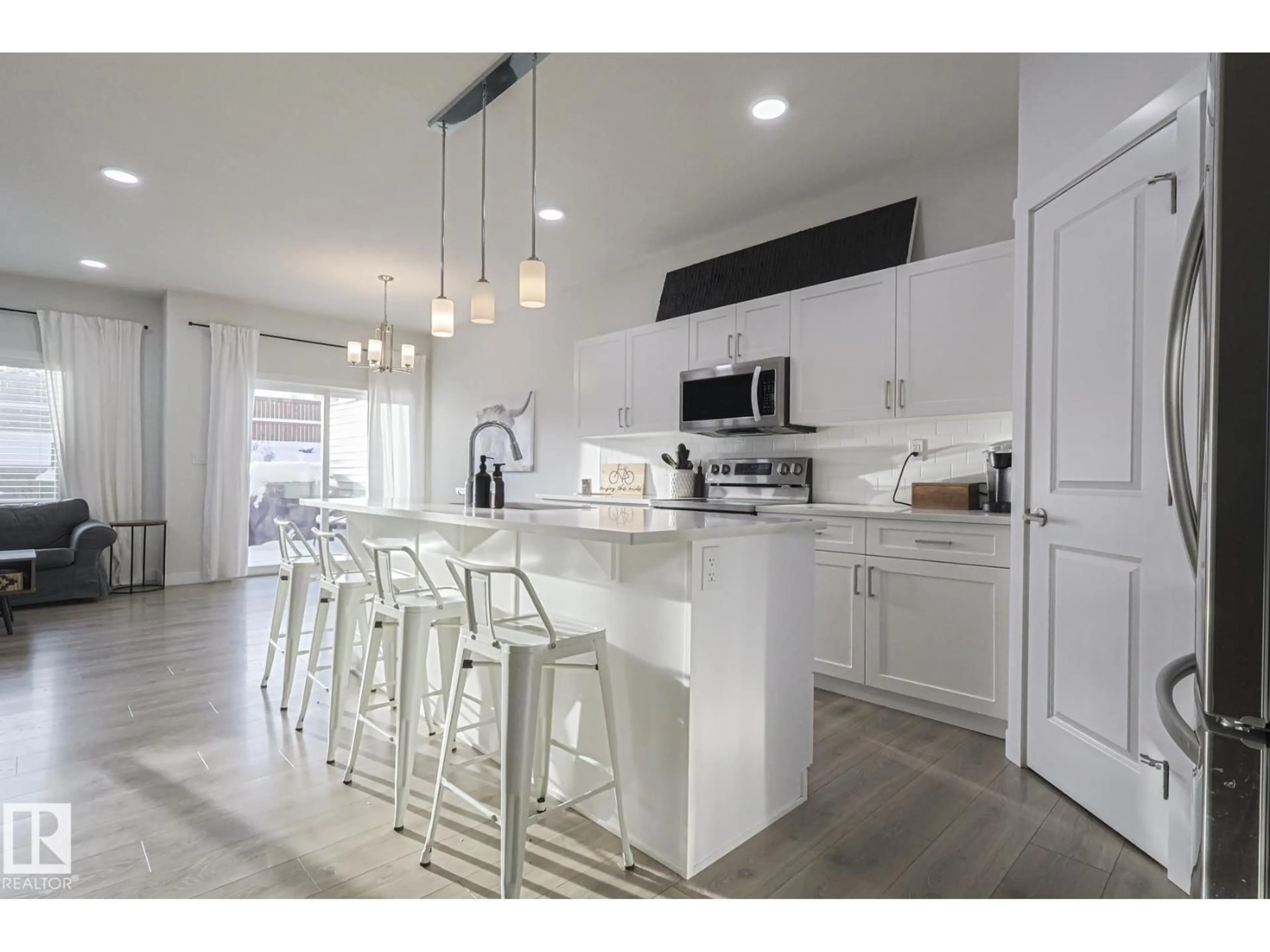 Open concept kitchen, ceramic/tile floor for 38 HEMINGWAY CR, Spruce Grove Alberta T7X2L6