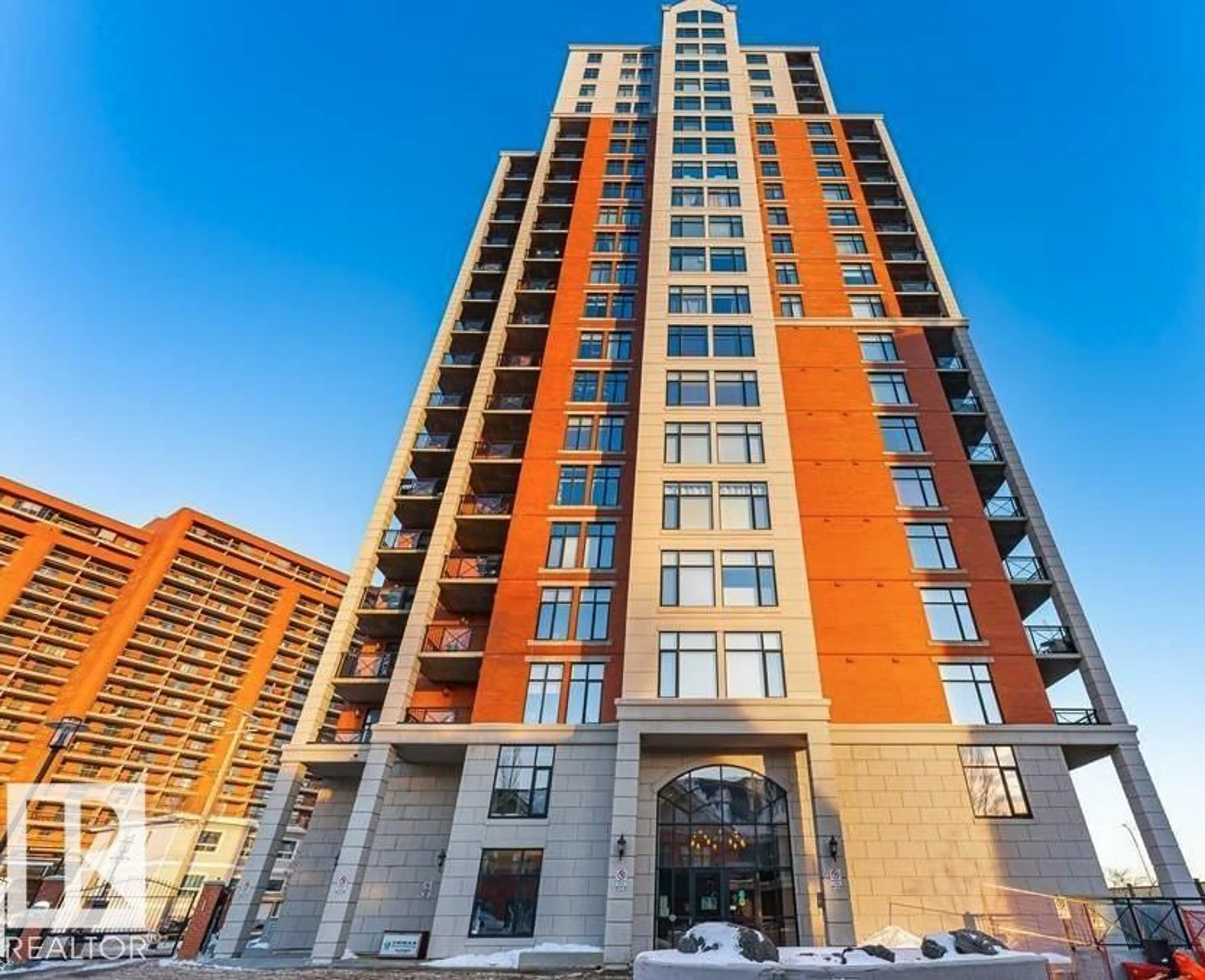 Indoor foyer for 1101 - 9020 JASPER AV, Edmonton Alberta T5H3S8