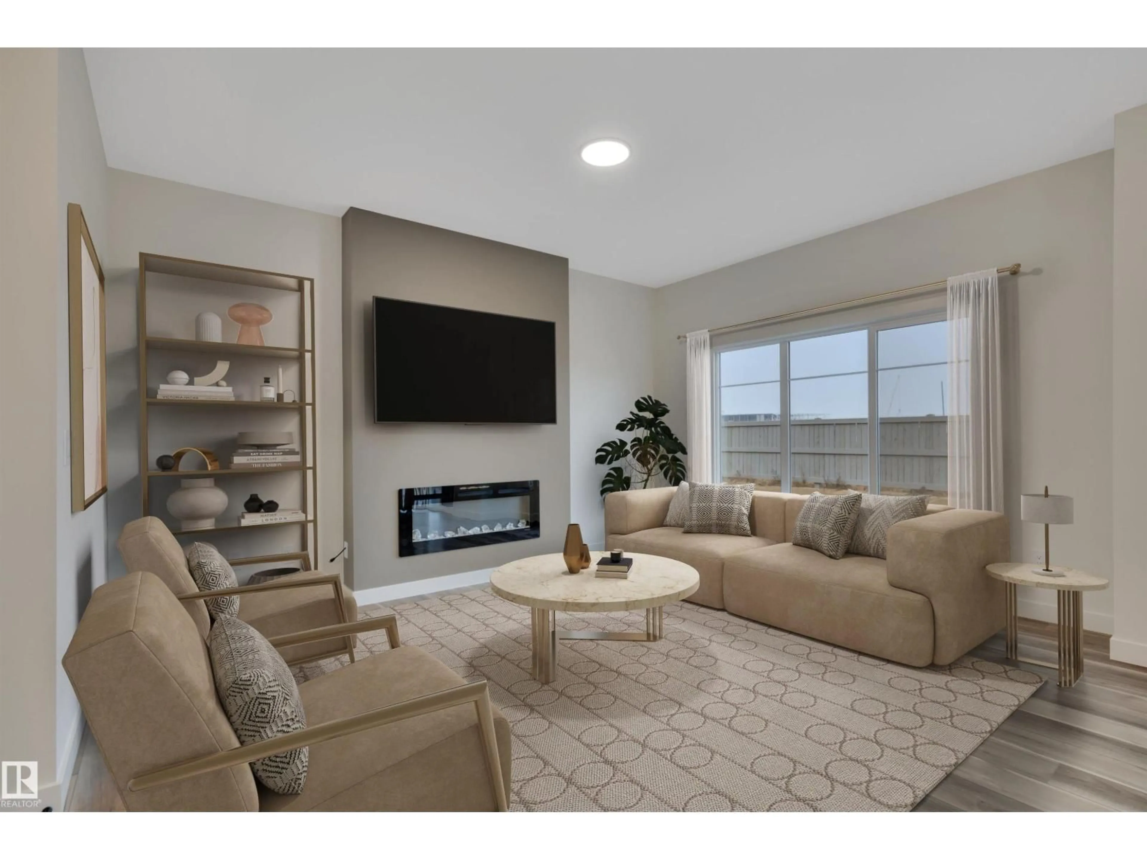 Living room with furniture, unknown for NW - 8821 223A ST, Edmonton Alberta T5T7X2