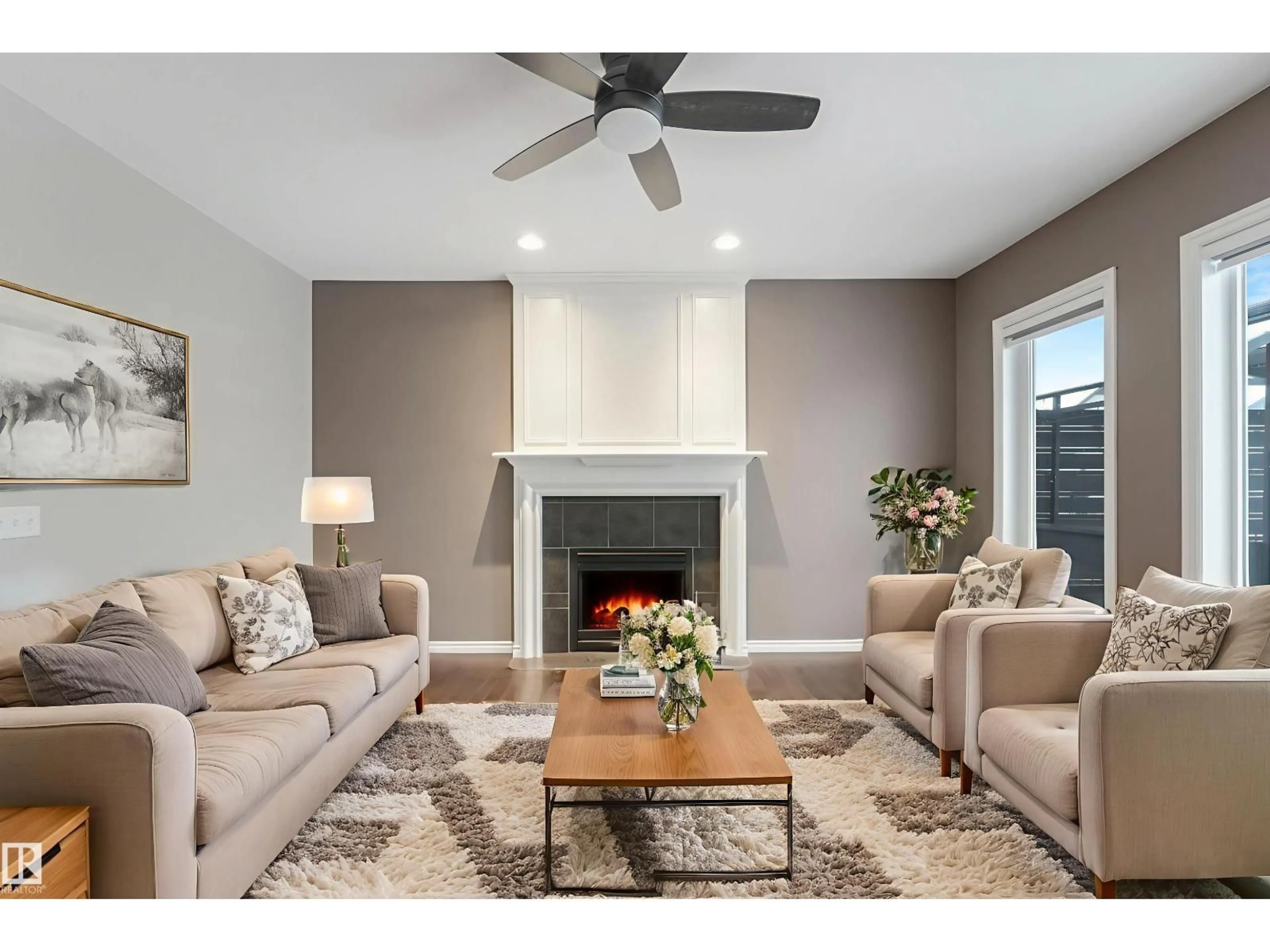 Living room with furniture, unknown for 6126 17A AV, Edmonton Alberta T6X0W2