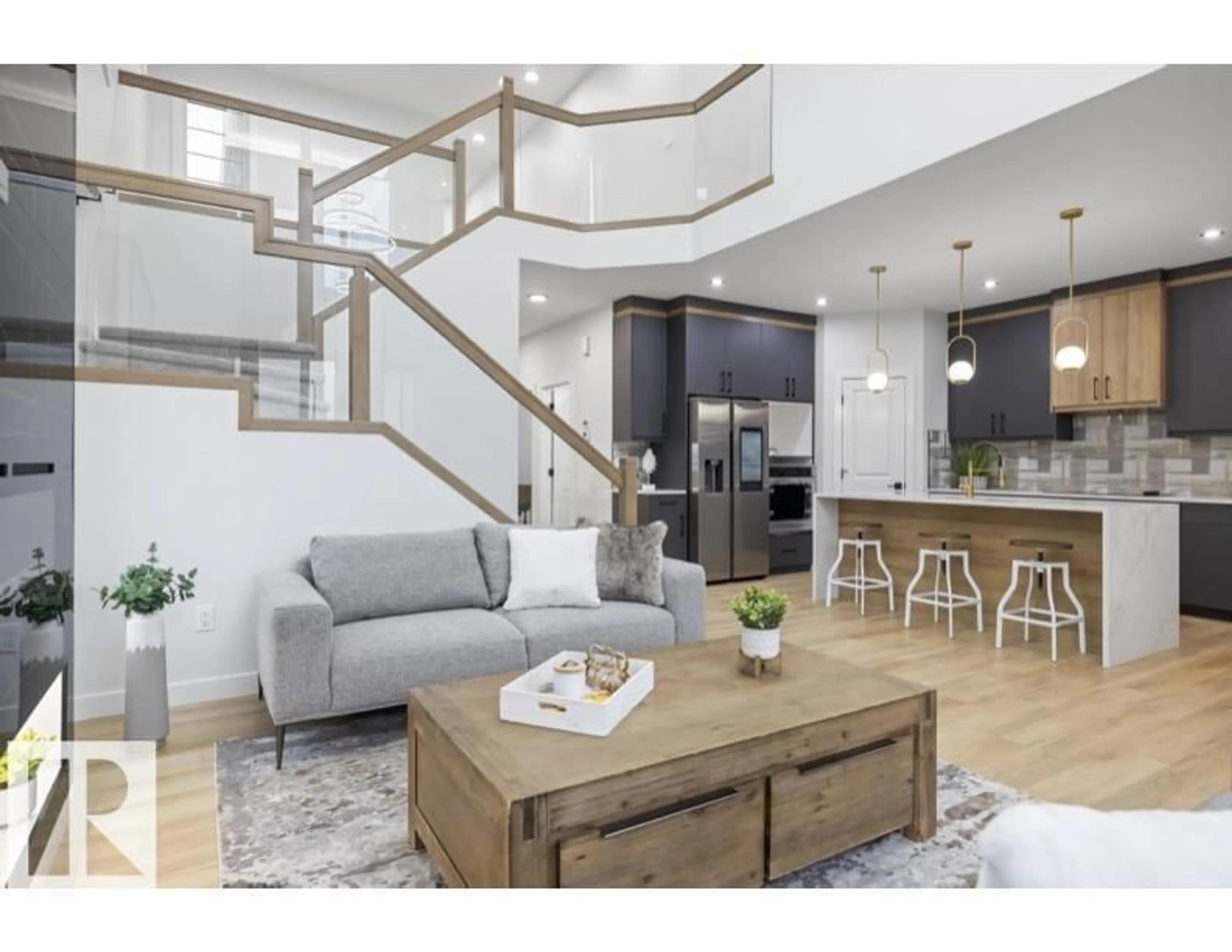 Open concept kitchen, unknown for 3514 45 AV, Beaumont Alberta T4X3G9