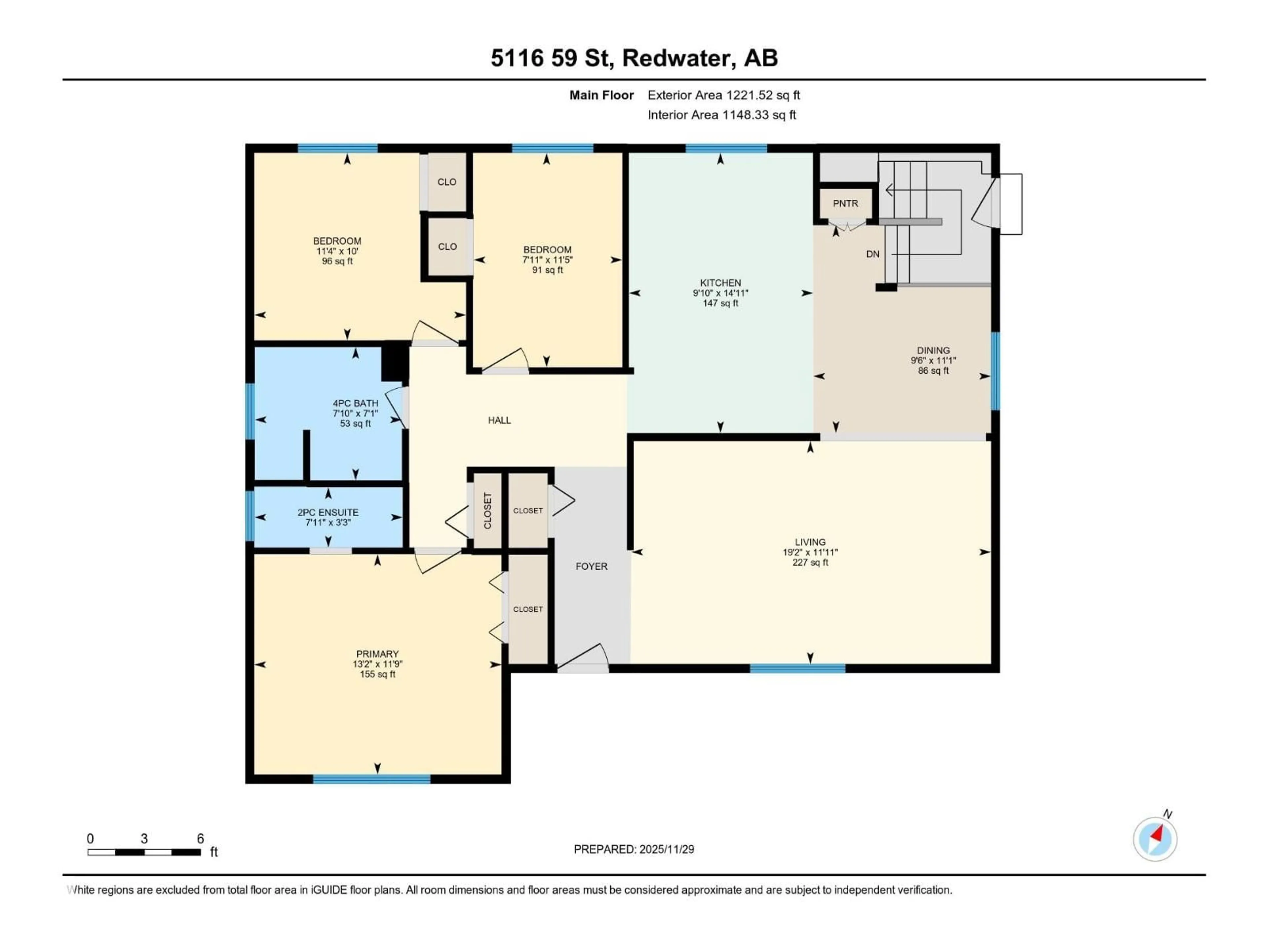 Floor plan for 5116 59 ST, Redwater Alberta T0A2W0