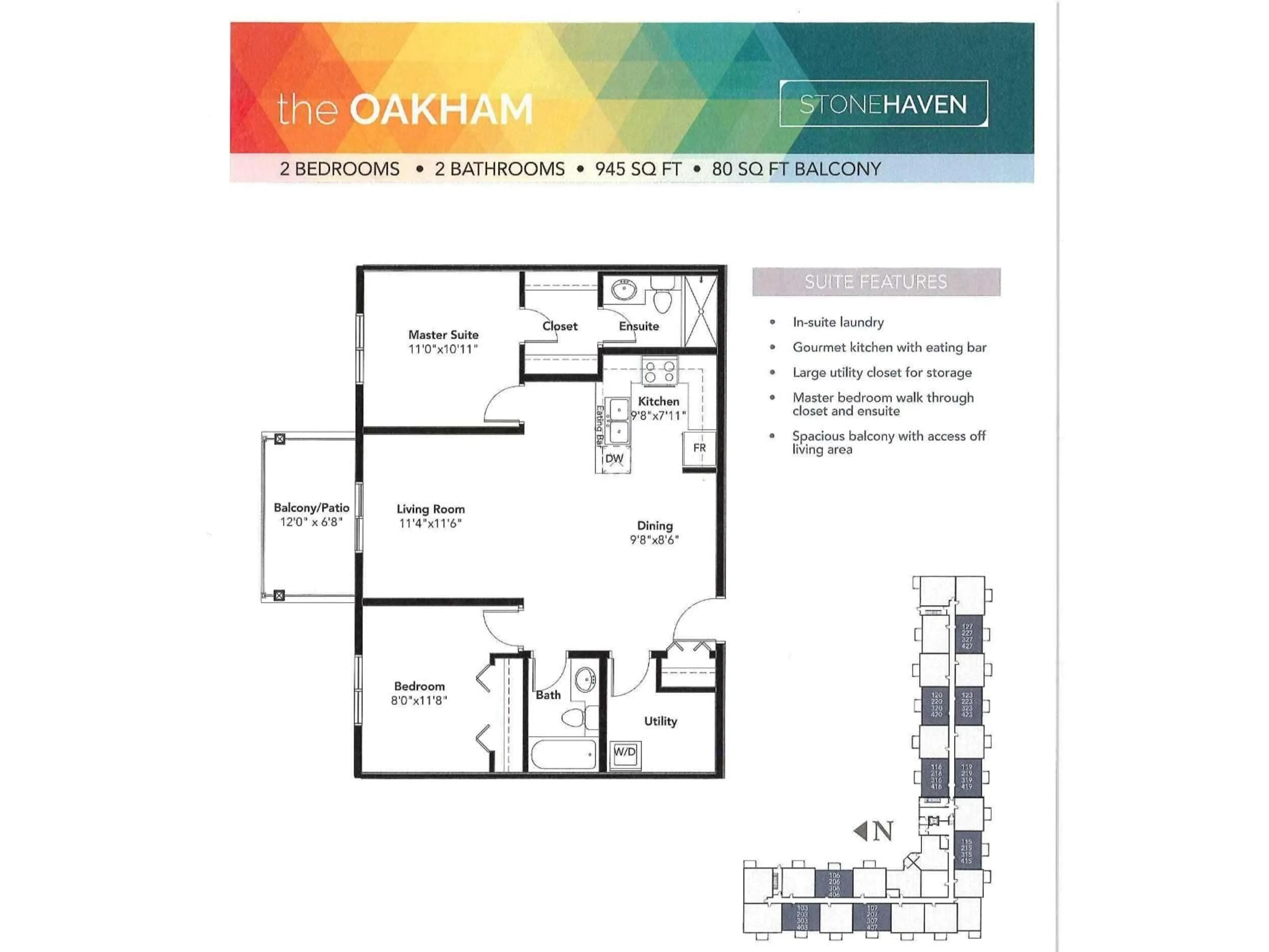 Floor plan for 307 - 812 WELSH DR, Edmonton Alberta T6X1Y7