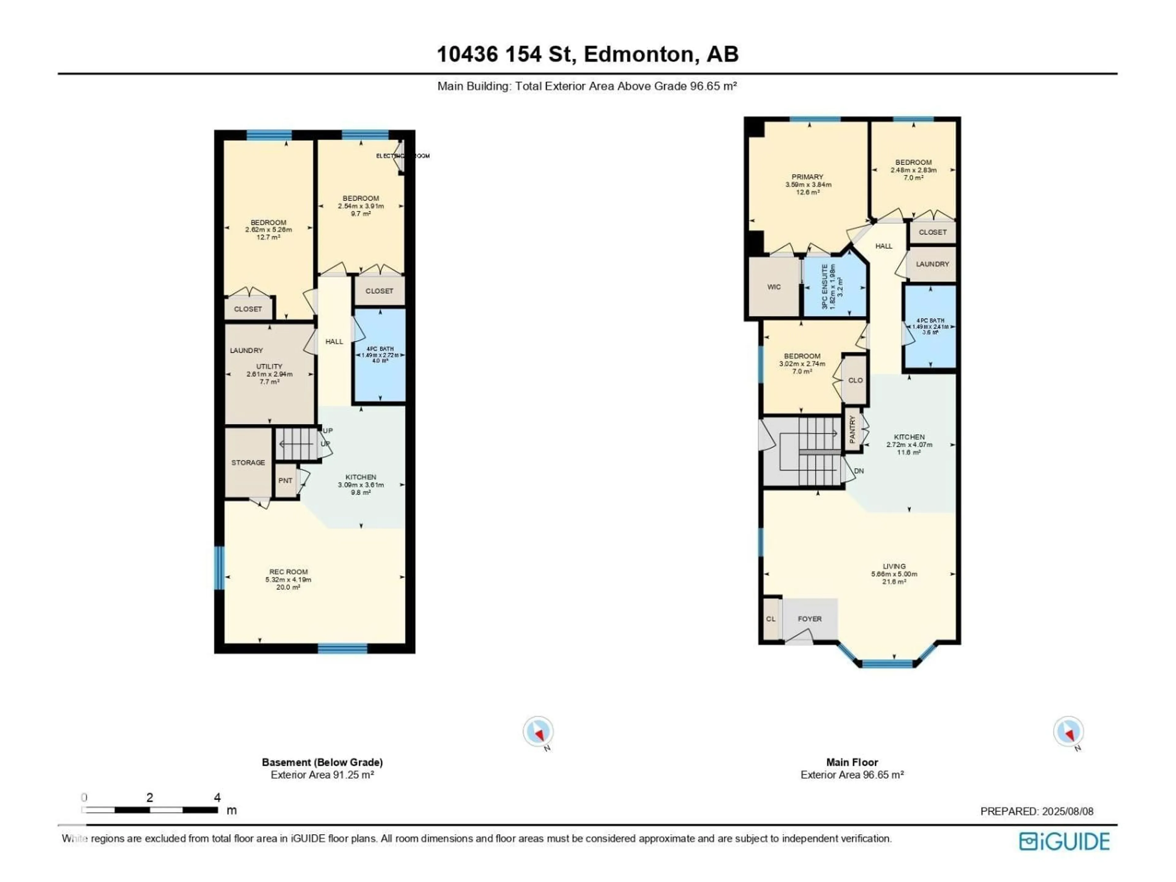 Floor plan for 10436 154 ST, Edmonton Alberta T5P2H8