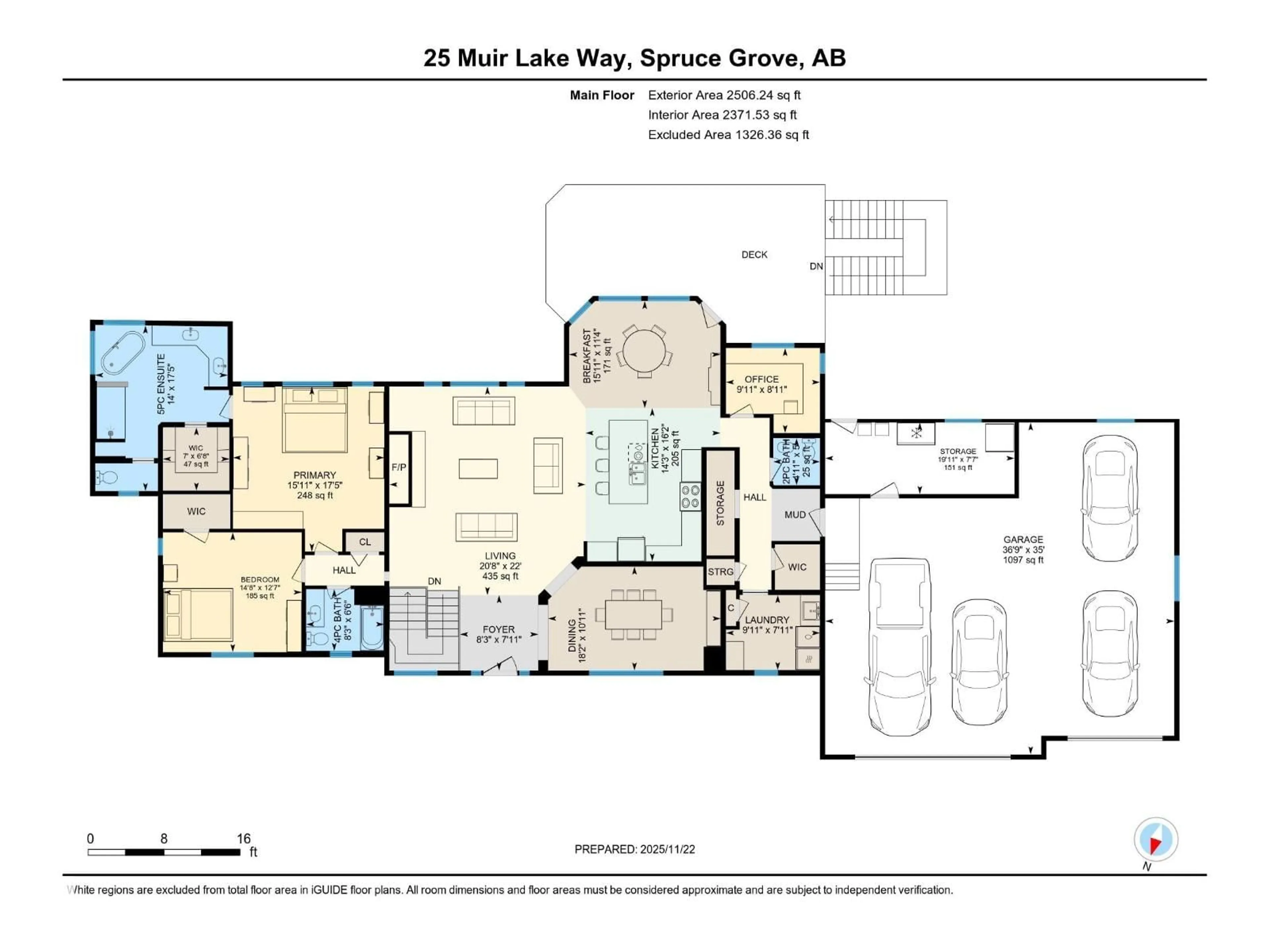 Floor plan for 53522 - 25 RGE ROAD 274, Rural Parkland County Alberta T7X3T1