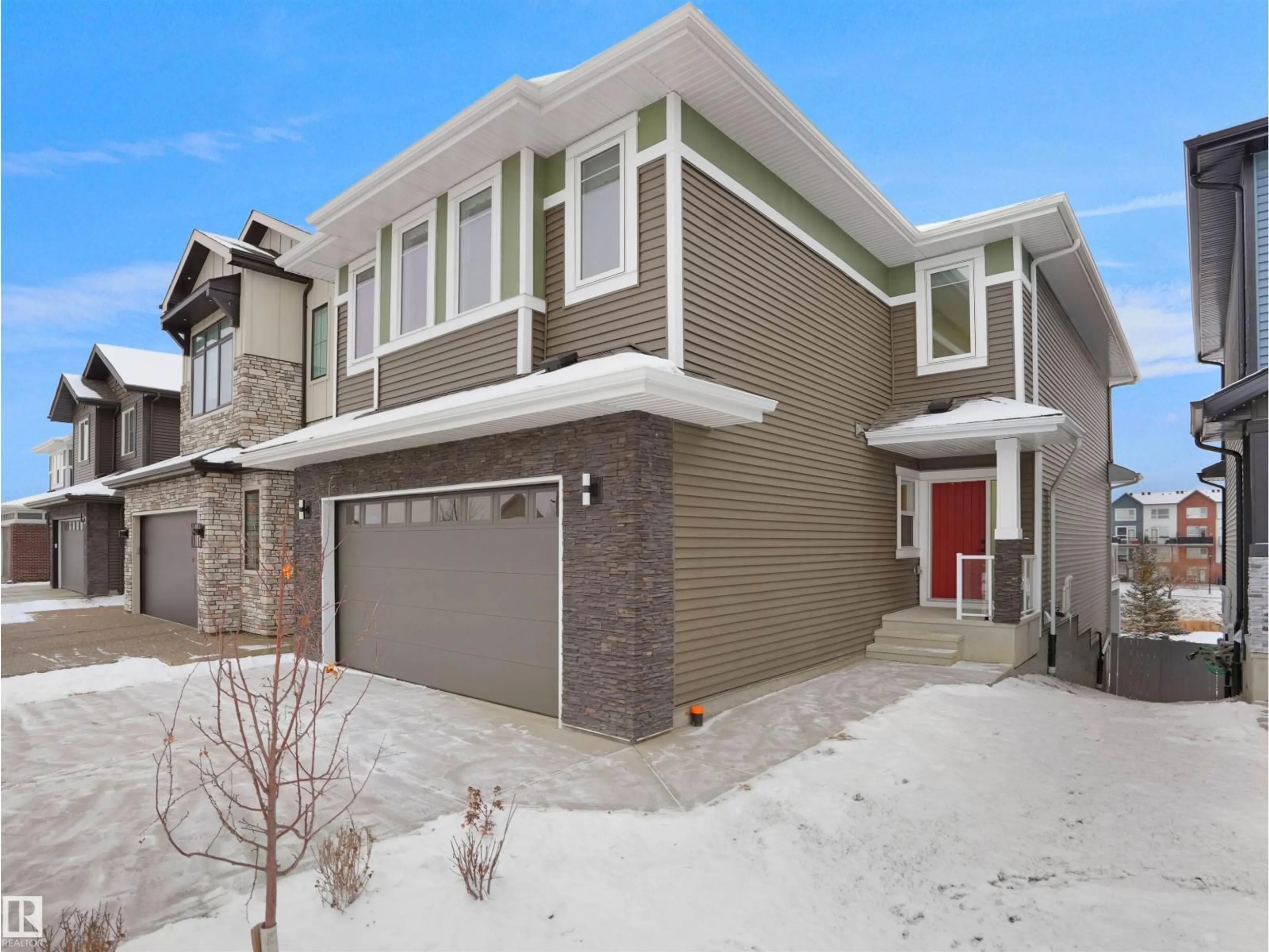 Home with brick exterior material, street for 6009 NADEN LANDING LD, Edmonton Alberta T5E6X6