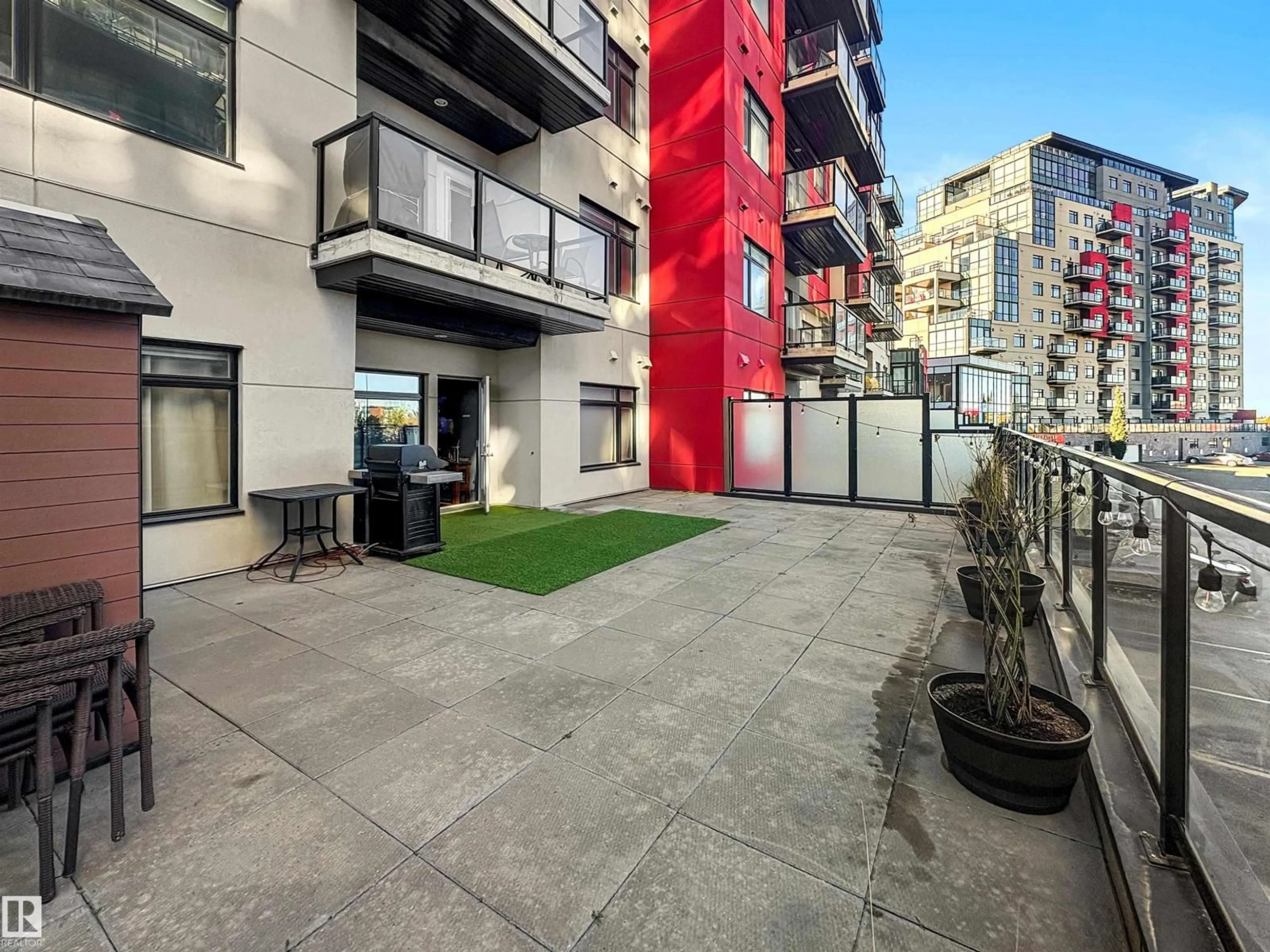 Patio, street for #212 - 5151 WINDERMERE BV, Edmonton Alberta T6W2K4