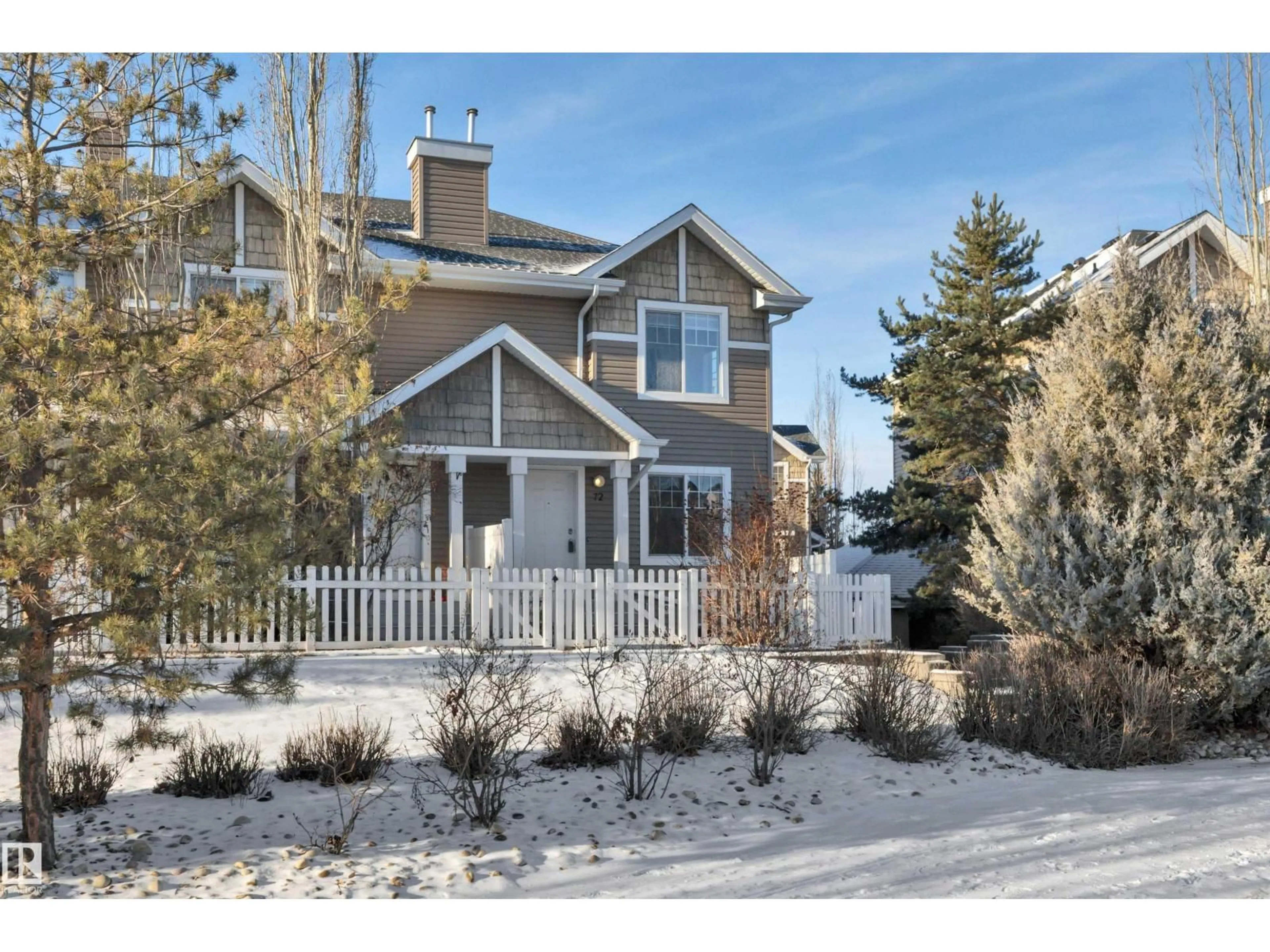 Home with vinyl exterior material, street for NW - 72 3075 TRELLE CR, Edmonton Alberta T6R3V5