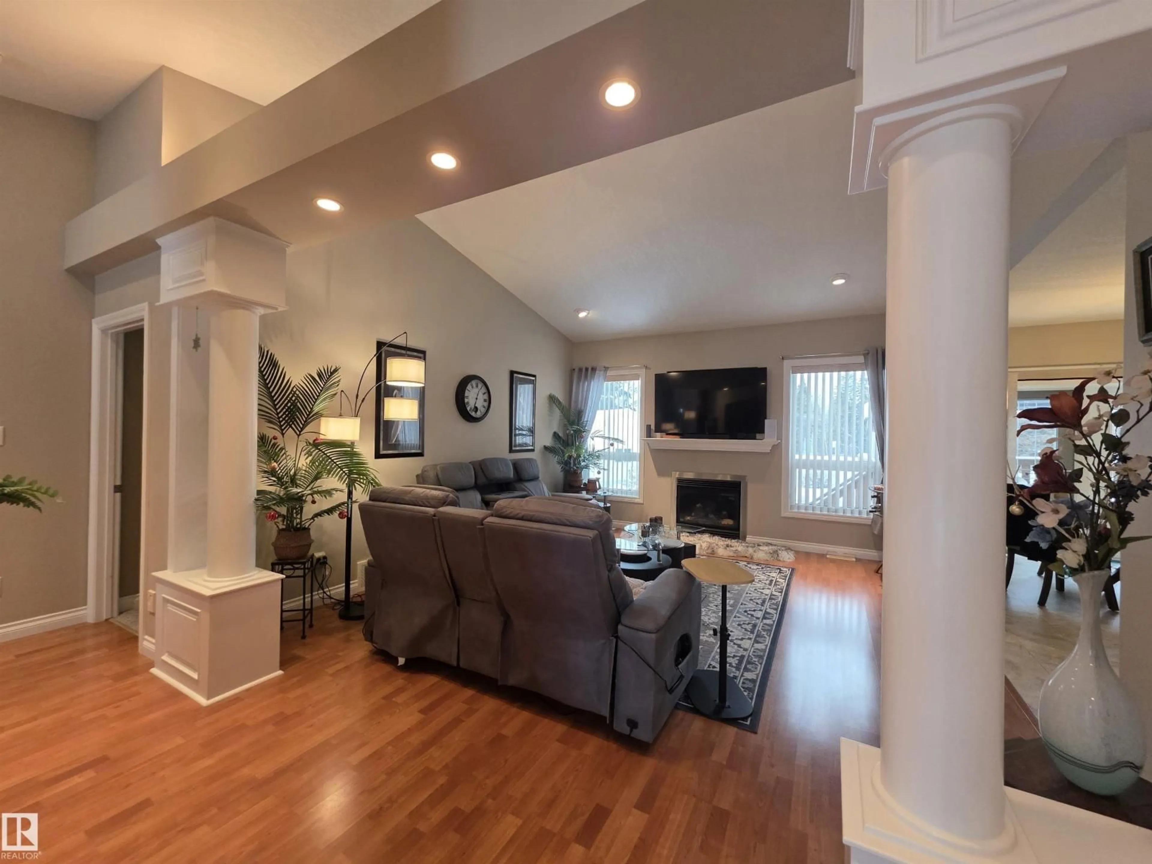 Living room with furniture, unknown for 185 WILLOW DR, Breton Alberta T0C0P0