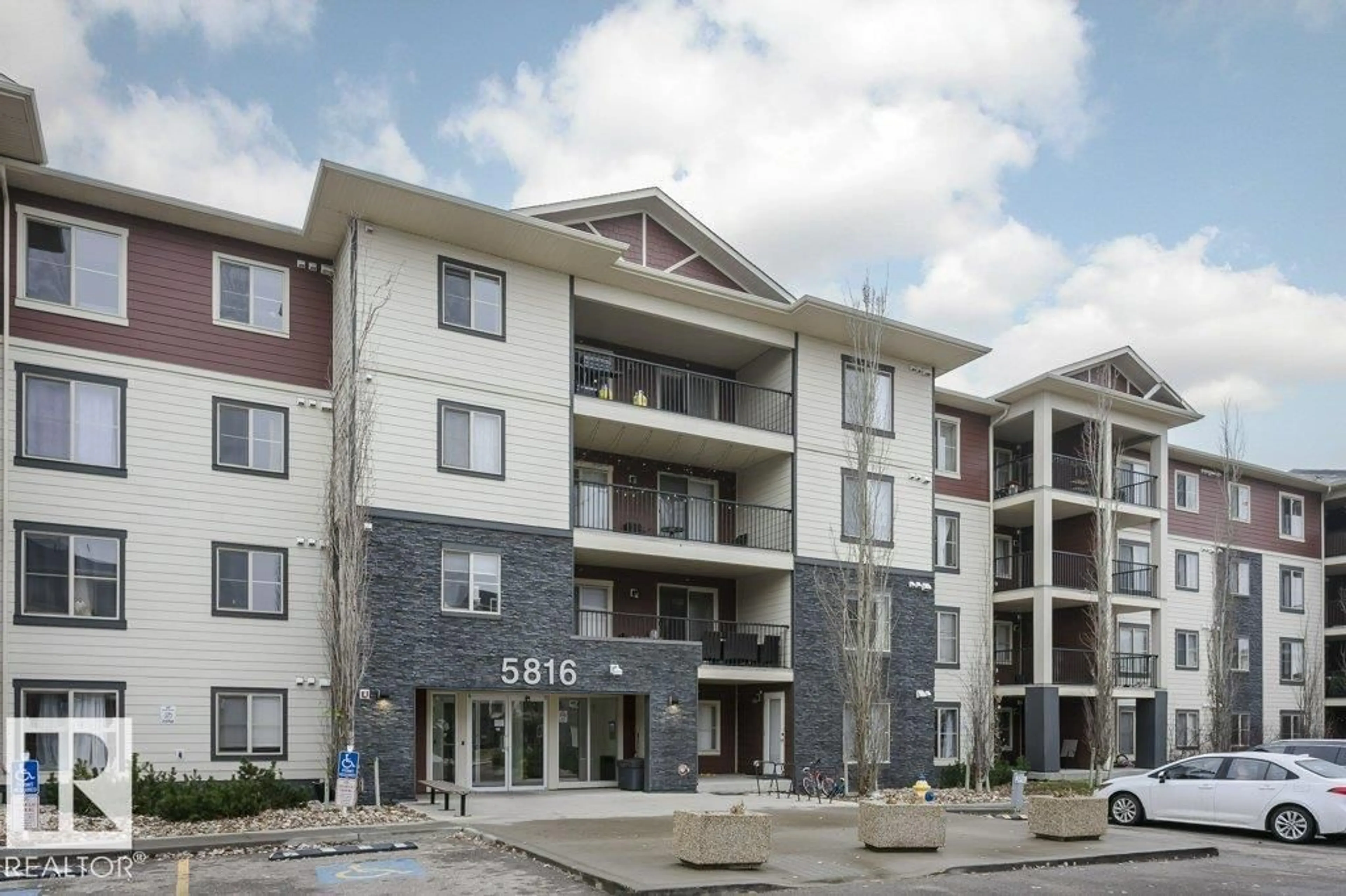 Patio, building for 106 - 5816 MULLEN PL, Edmonton Alberta T6R0W3