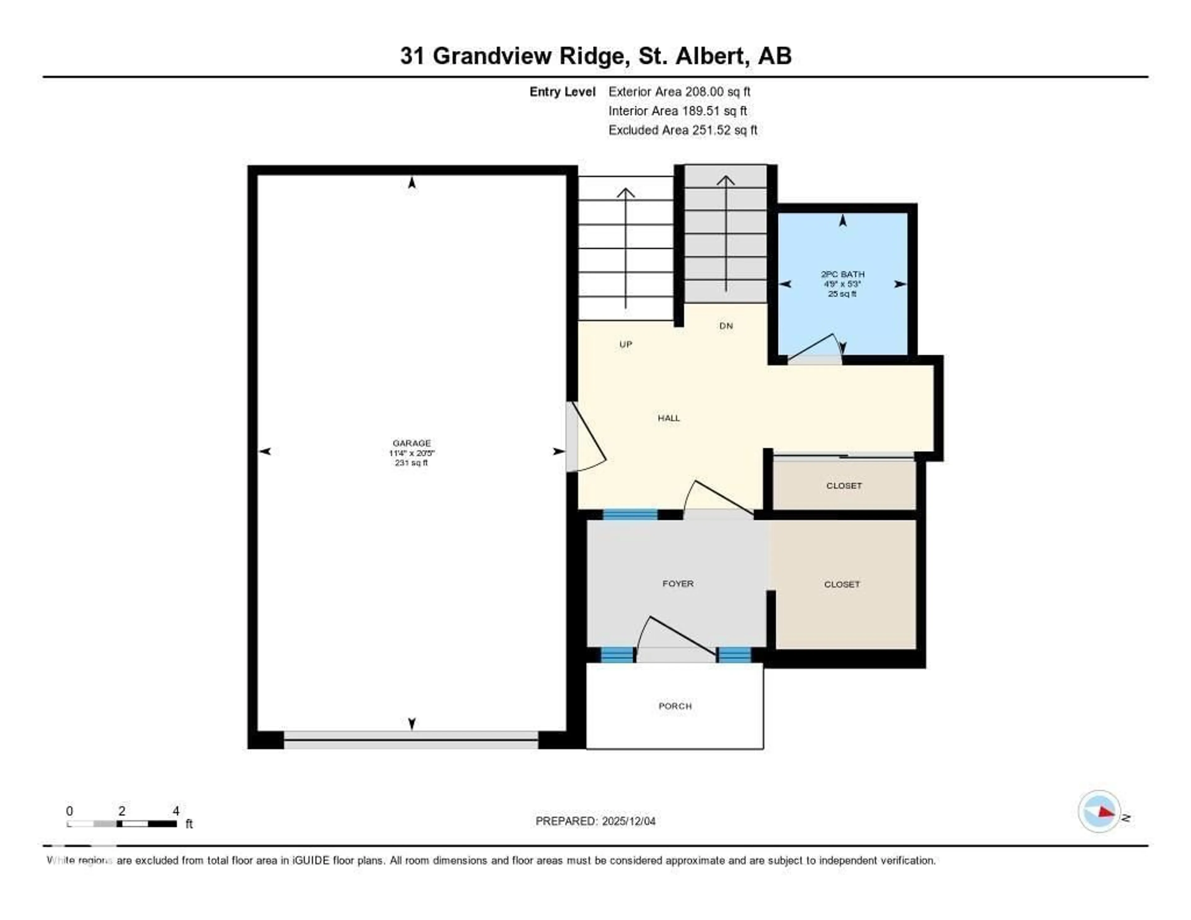 Floor plan for 31 GRANDVIEW RG, St. Albert Alberta T8N1T3