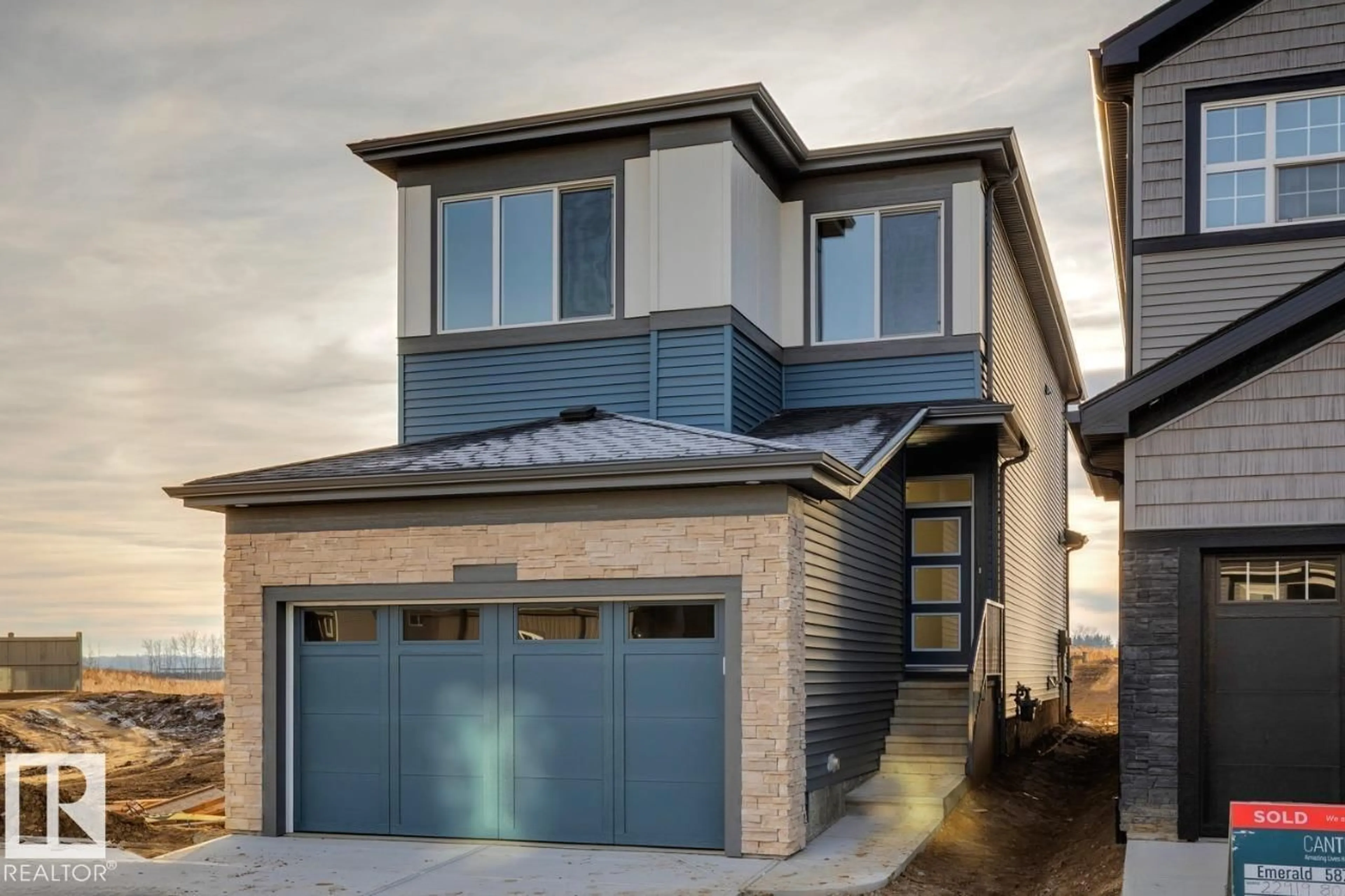 Home with brick exterior material, street for 22915 80 AV, Edmonton Alberta T5T5X7