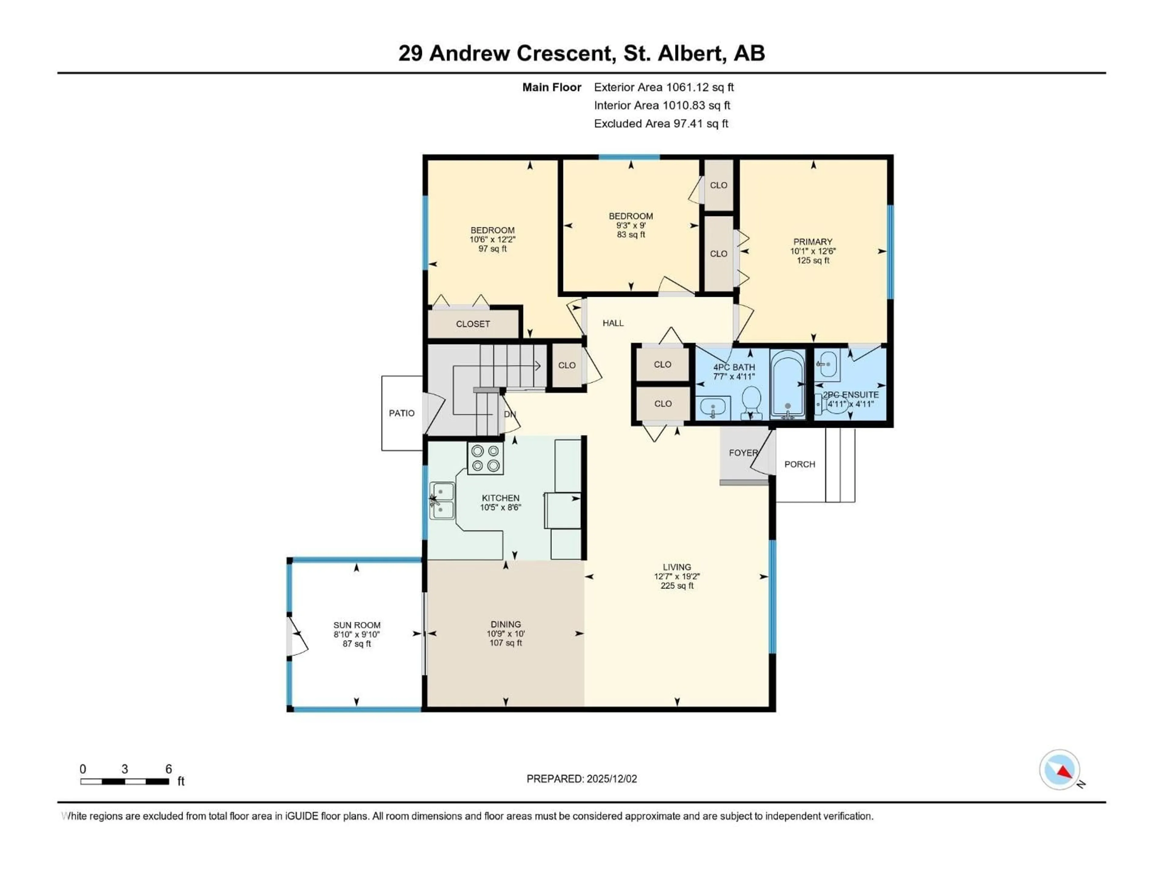 Floor plan for 29 ANDREW CR, St. Albert Alberta T8N2V2