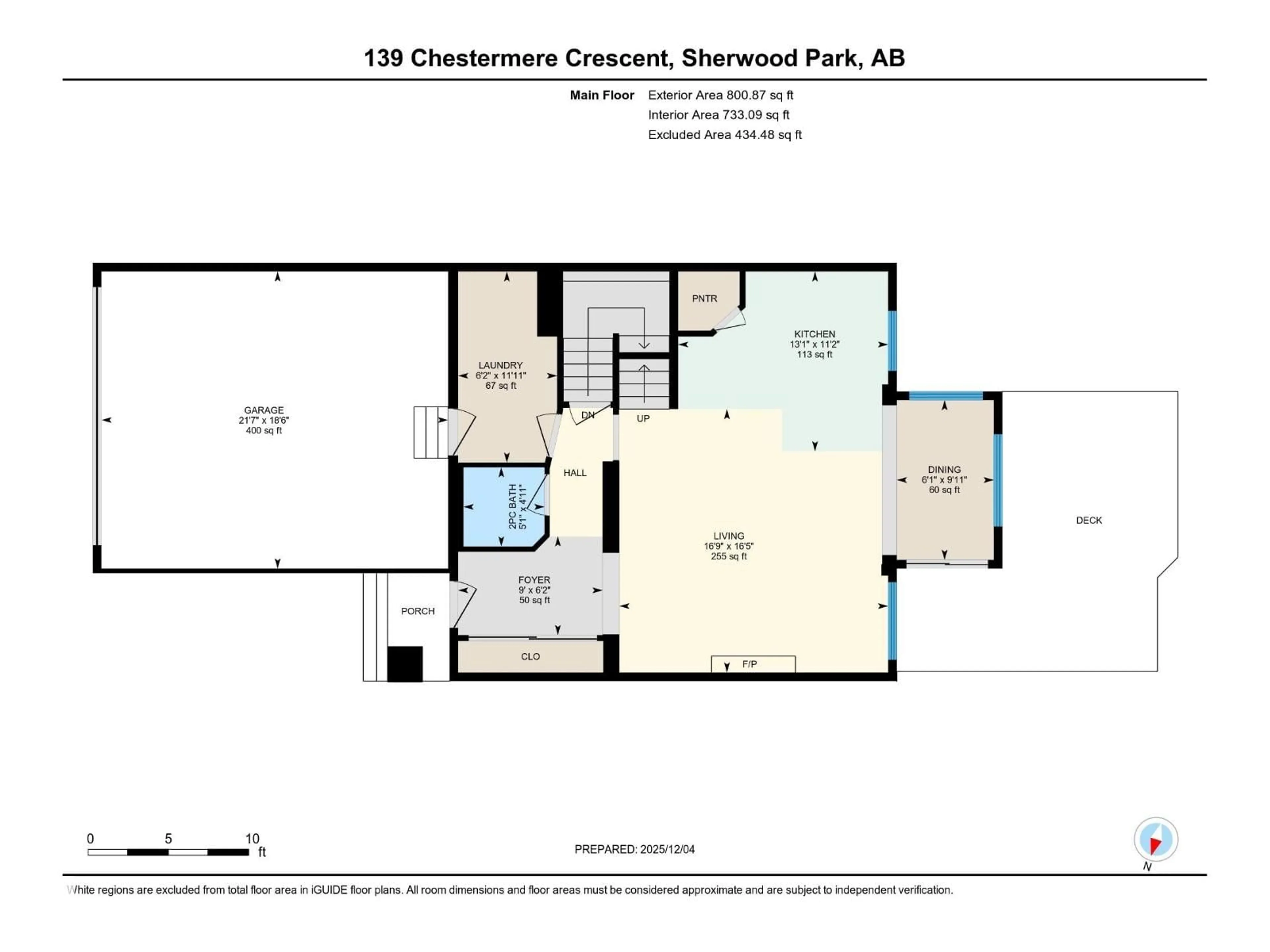 Floor plan for 139 CHESTERMERE CR, Sherwood Park Alberta T8H2W6