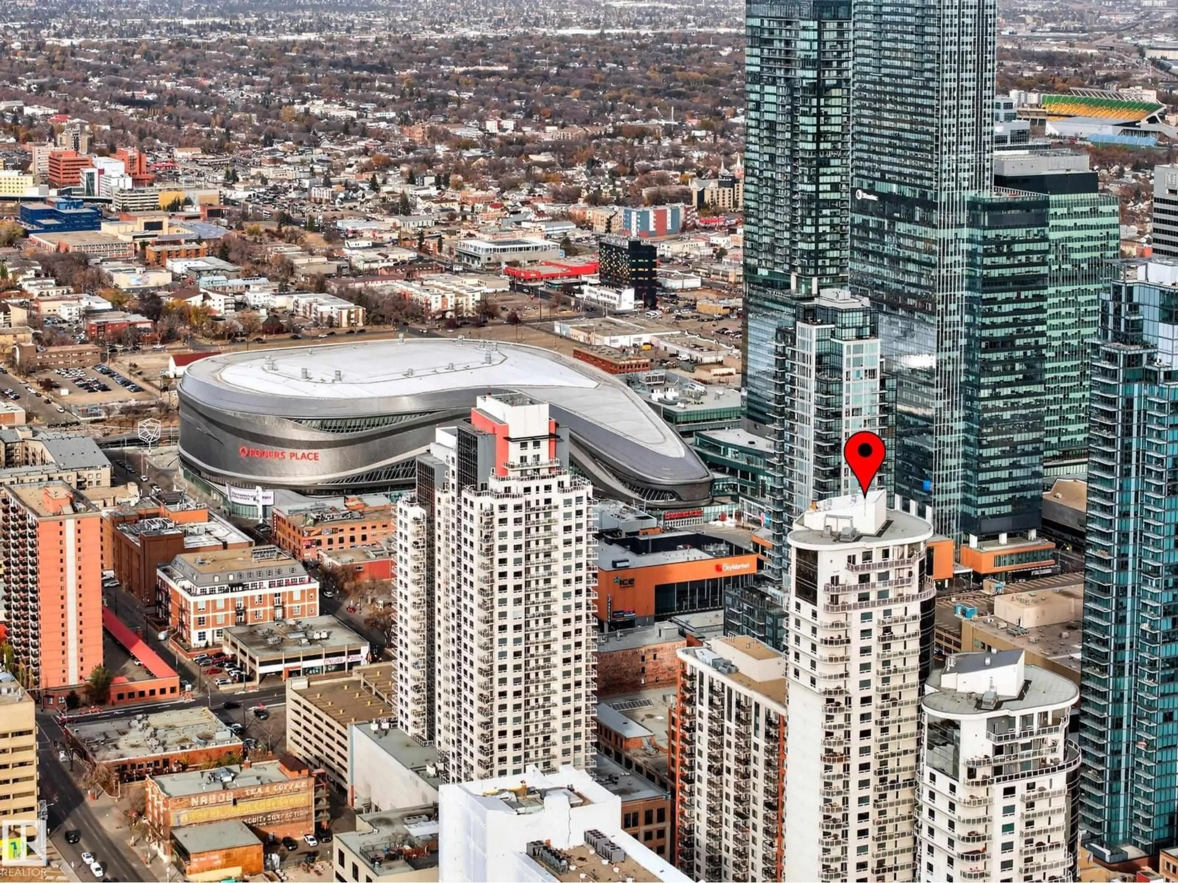 Picture of a map for 3002 - 10152 104 ST NW, Edmonton Alberta T5J0B6