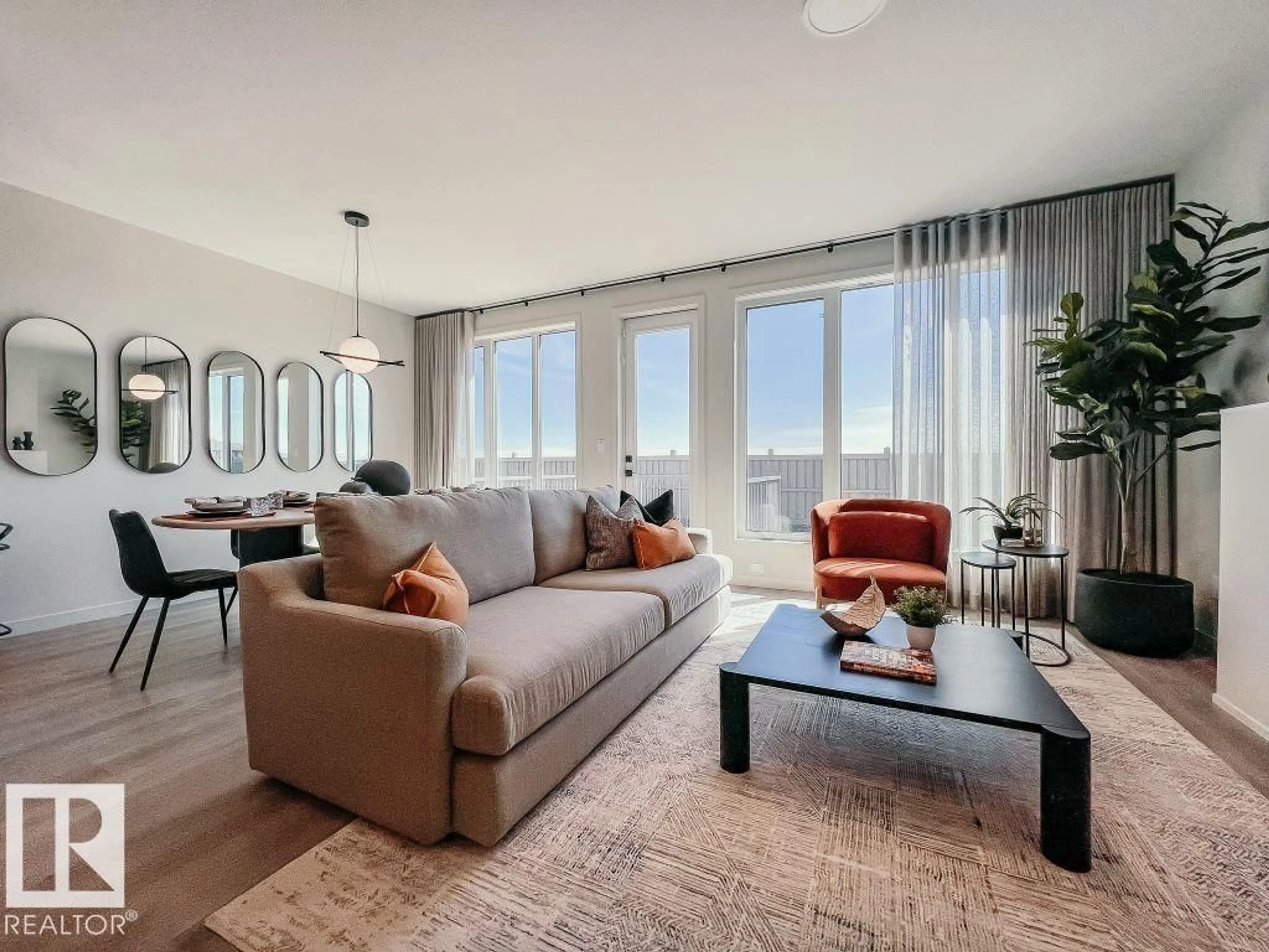 Living room with furniture, unknown for 7457 KLAPSTEIN CR, Edmonton Alberta T6W5N8