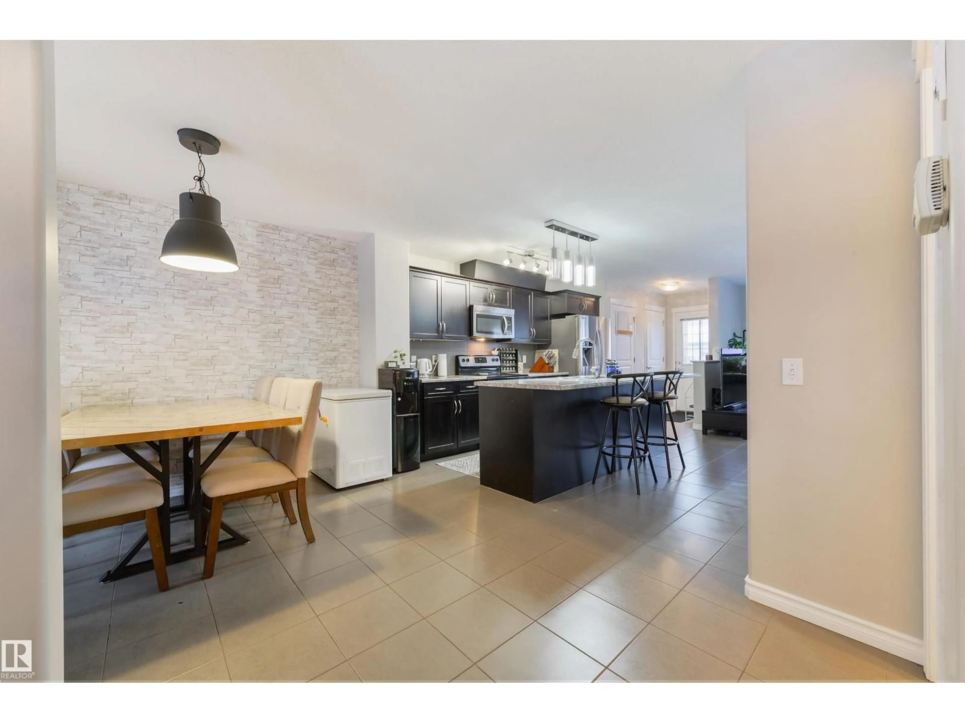 Open concept kitchen, ceramic/tile floor for 346 SECORD BV, Edmonton Alberta T5T5X9