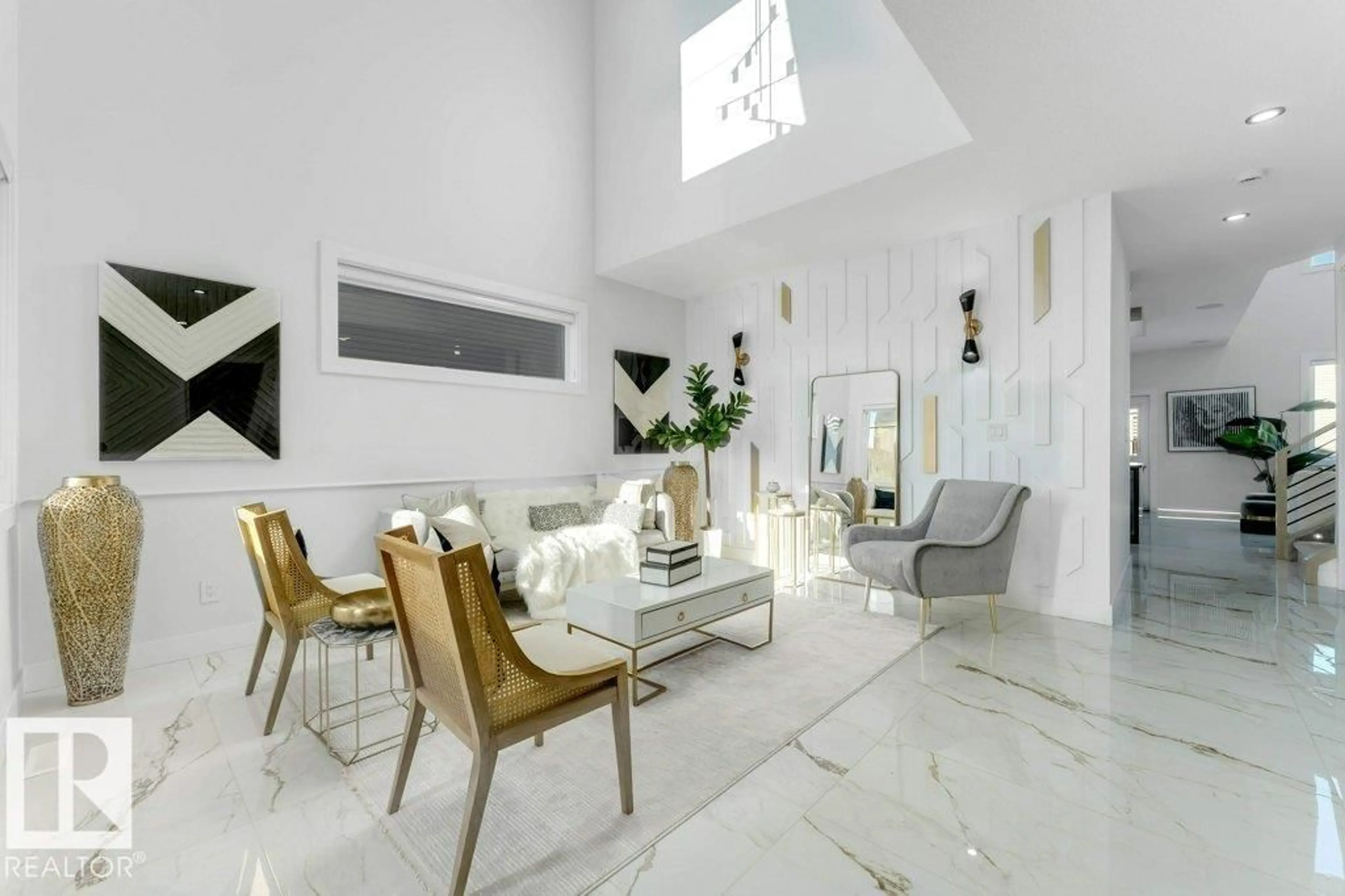 Dining room, ceramic/tile floor for 4012 40 ST, Beaumont Alberta T4X3B6