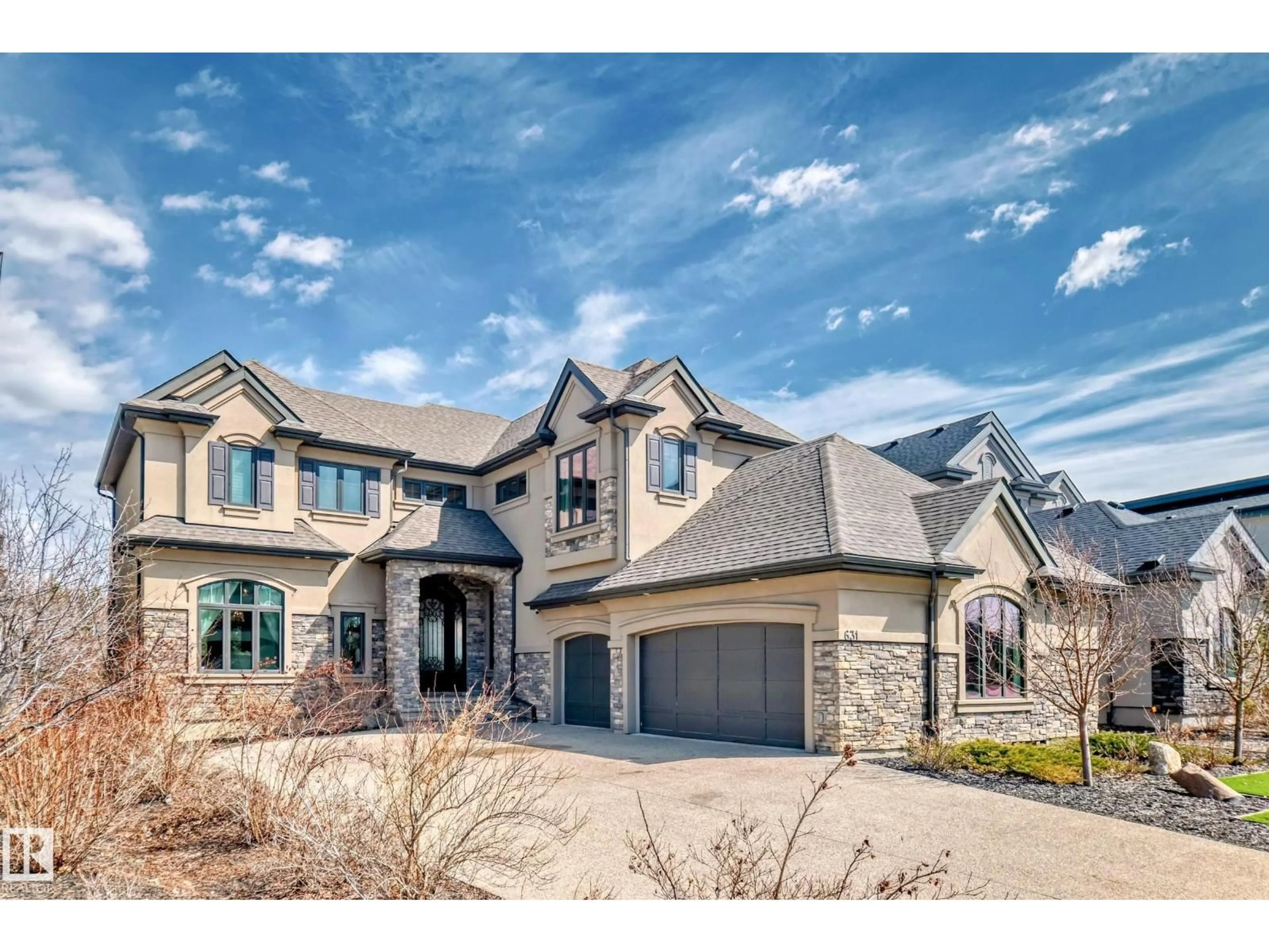 Home with brick exterior material, street for 631 HOWATT DR, Edmonton Alberta T6W2T6