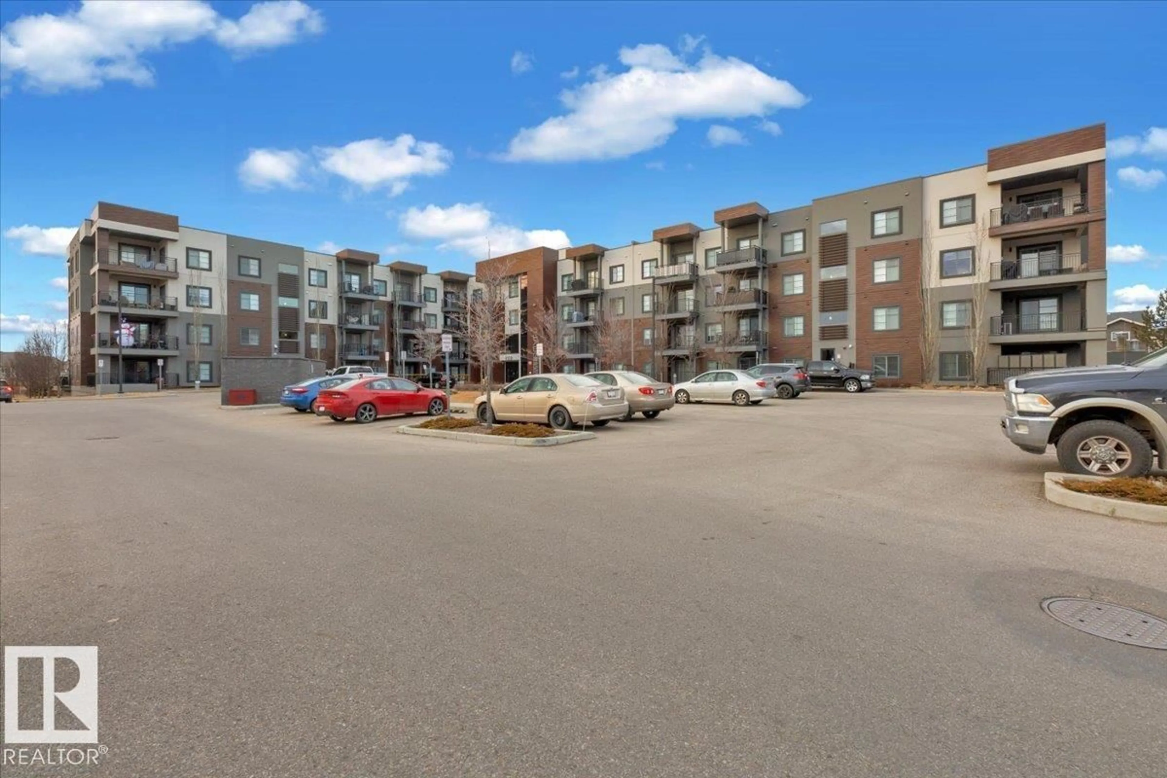 A pic from outside/outdoor area/front of a property/back of a property/a pic from drone, street for 227 1008 ROSENTHAL BV, Edmonton Alberta T5T7J4