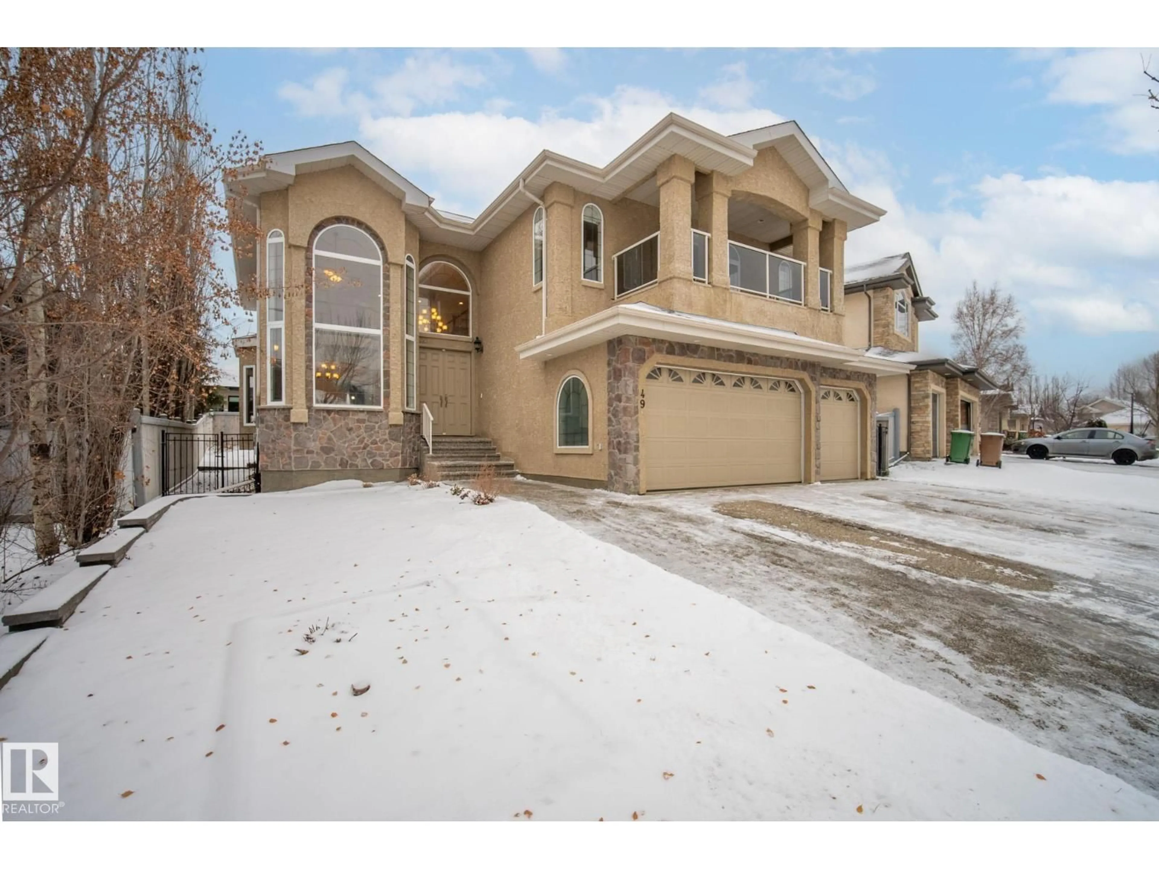 Home with brick exterior material, street for 49 LOISELLE WY, St. Albert Alberta T8N3V7