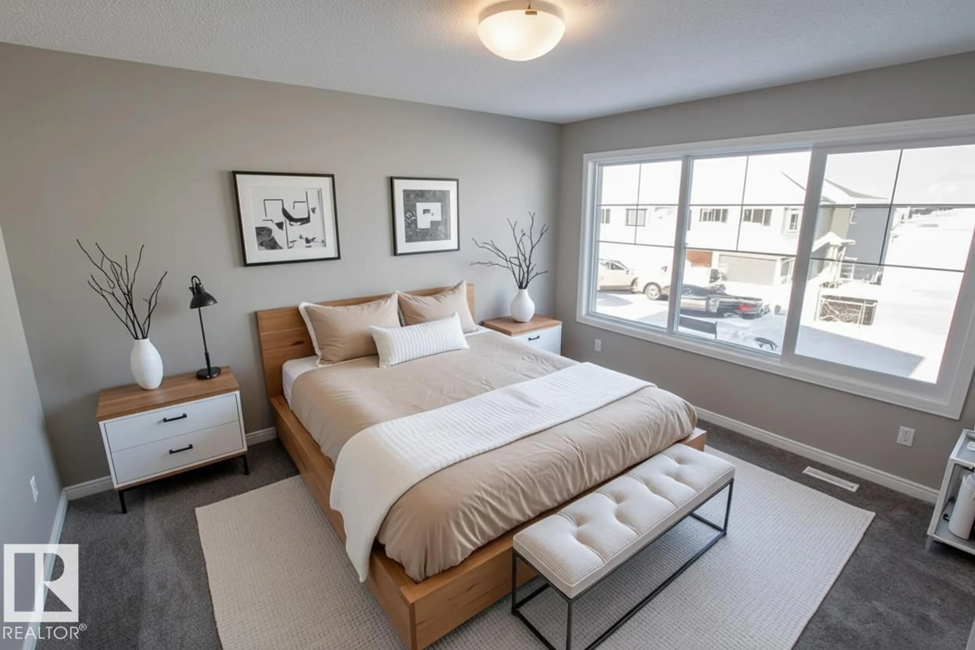 Bedroom with bed, unknown for 344 172 AV, Edmonton Alberta T5Y4G8