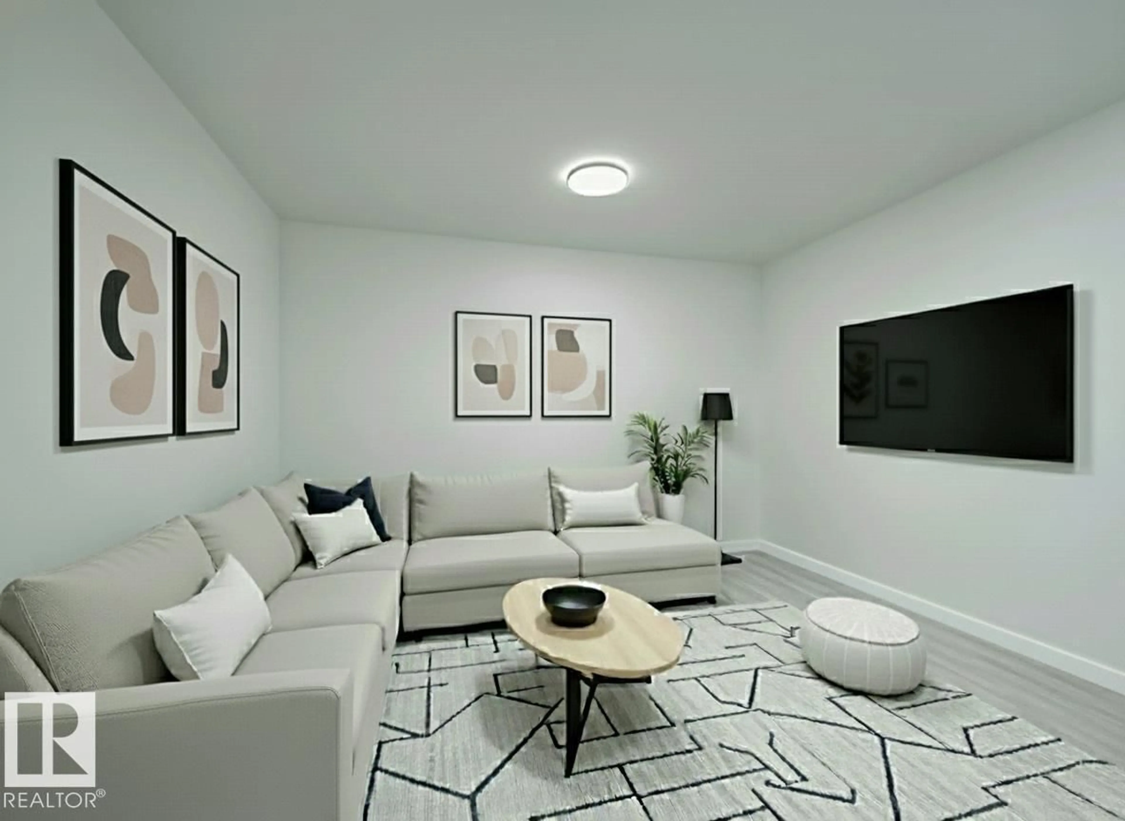 Living room with furniture, unknown for 104 NERINE CR, St. Albert Alberta T8N8C6