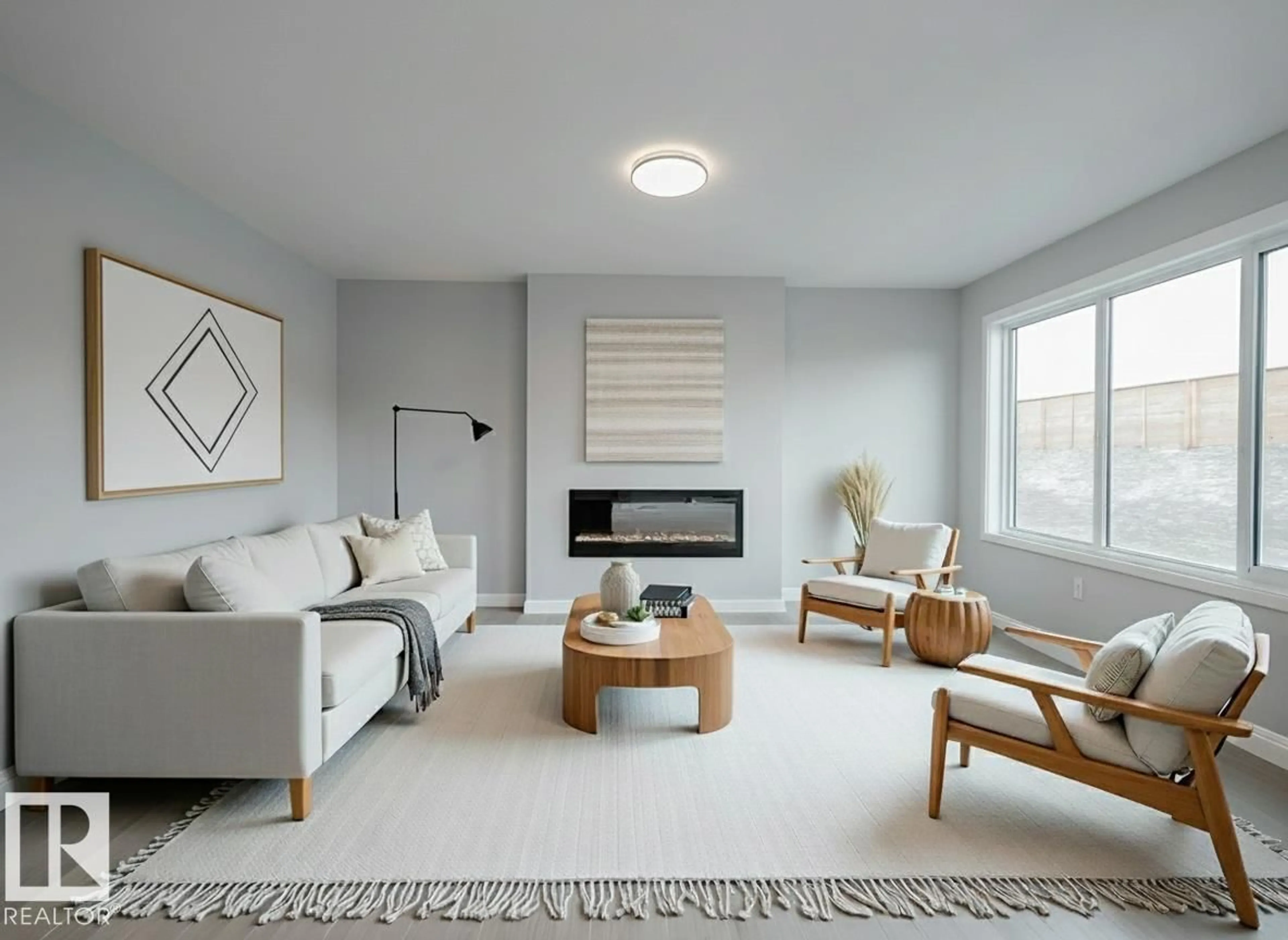 Living room with furniture, unknown for 346 172 AV, Edmonton Alberta T5Y4G8