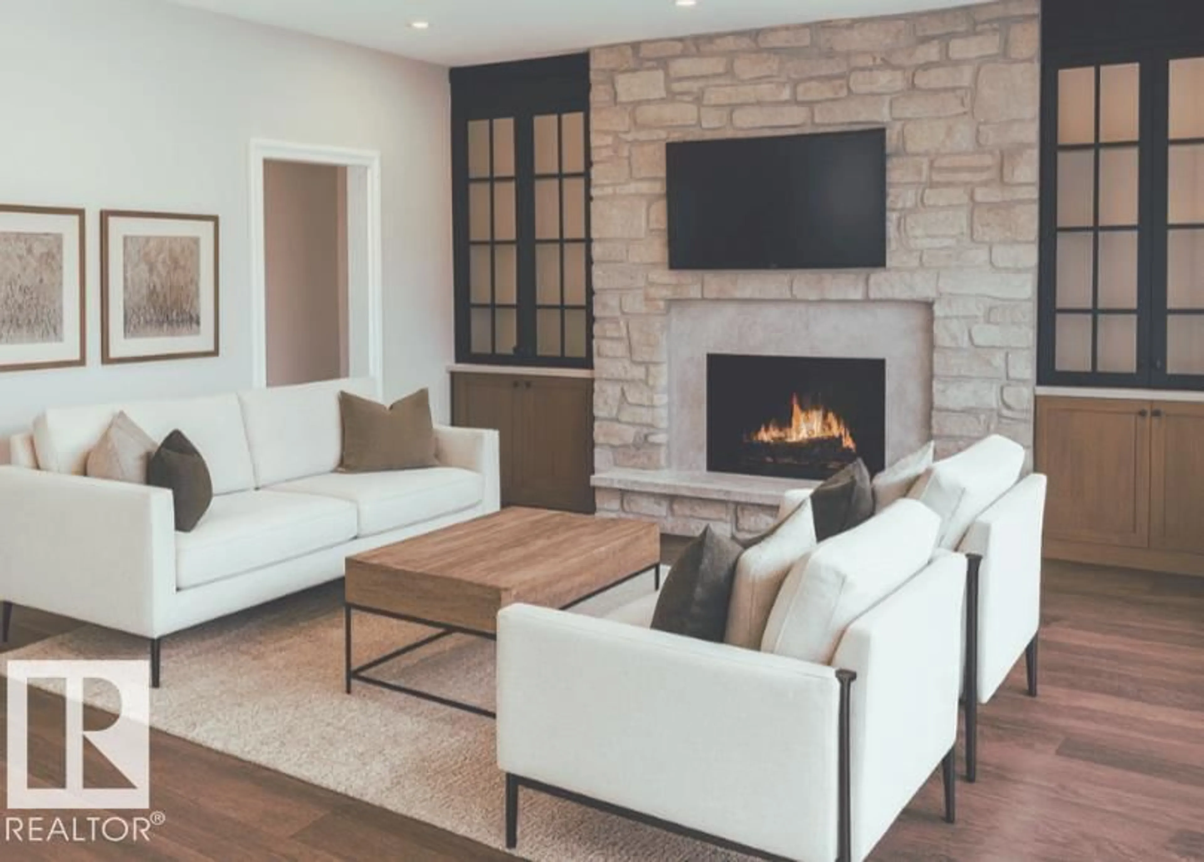 Living room with furniture, unknown for 149 EASTGATE WAY, St. Albert Alberta T8N4H2