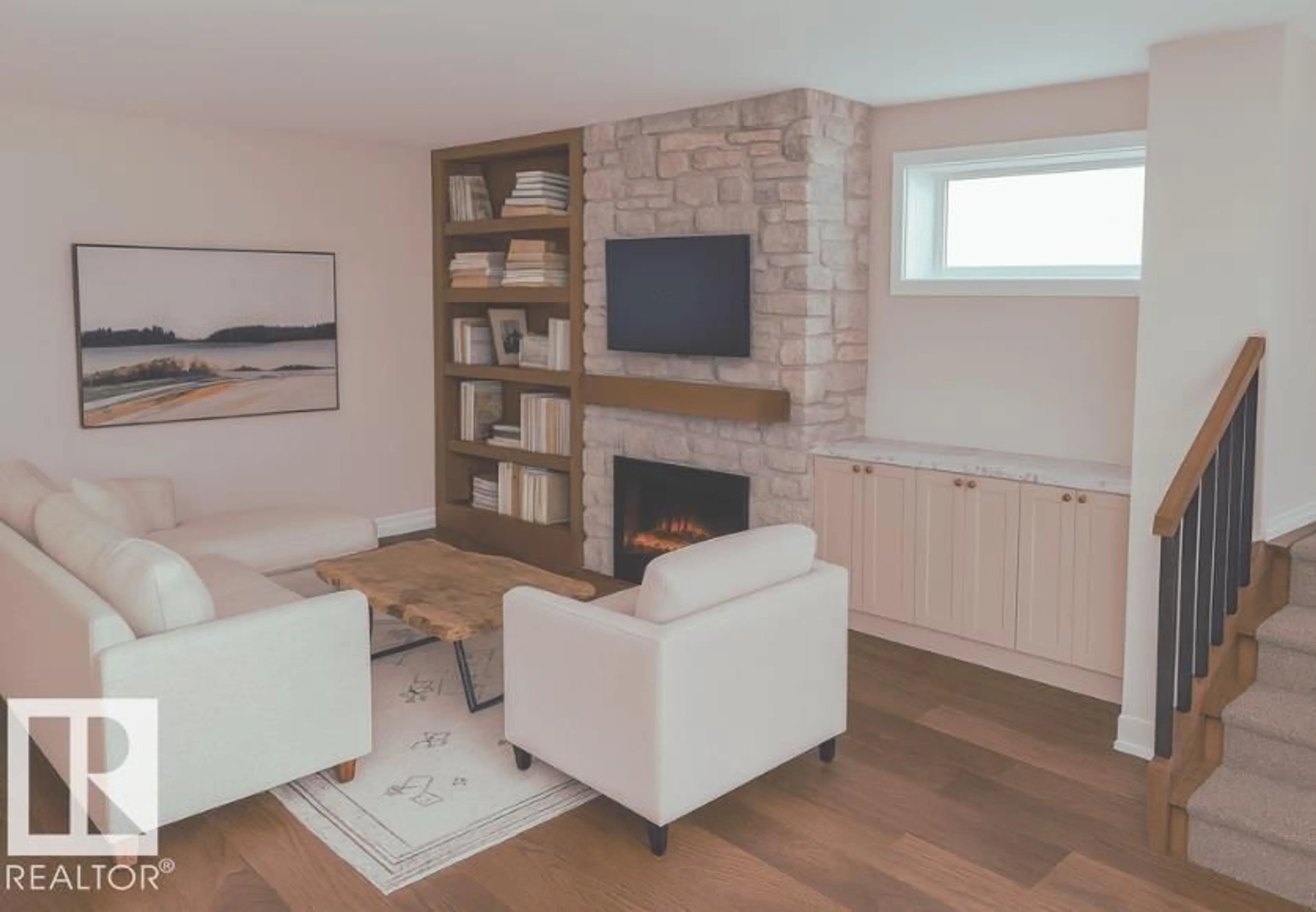 Living room with furniture, unknown for 149 EASTGATE WAY, St. Albert Alberta T8N4H2