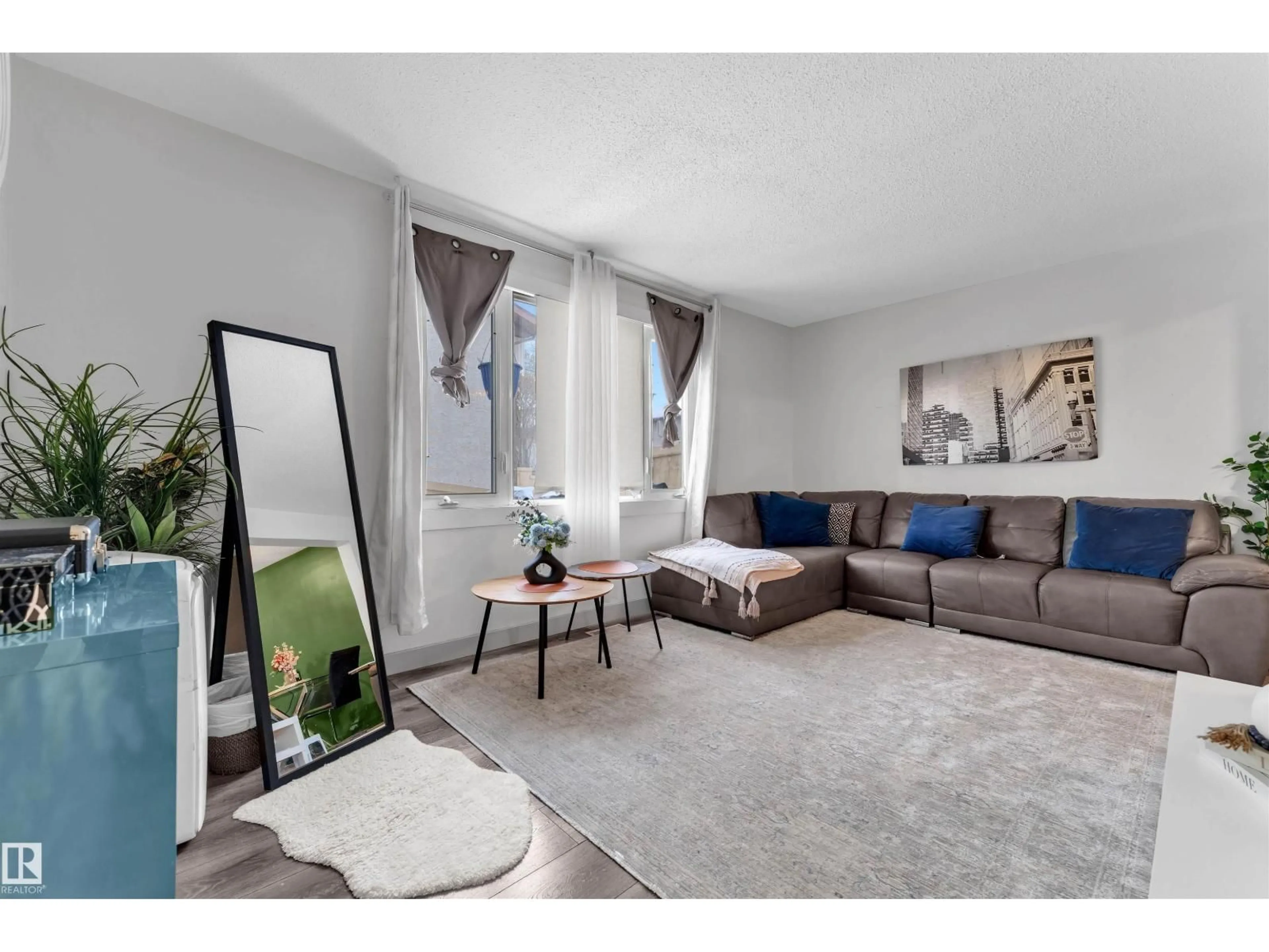 Living room with furniture, unknown for #7 - 14115 82 ST NW, Edmonton Alberta T5E2V7