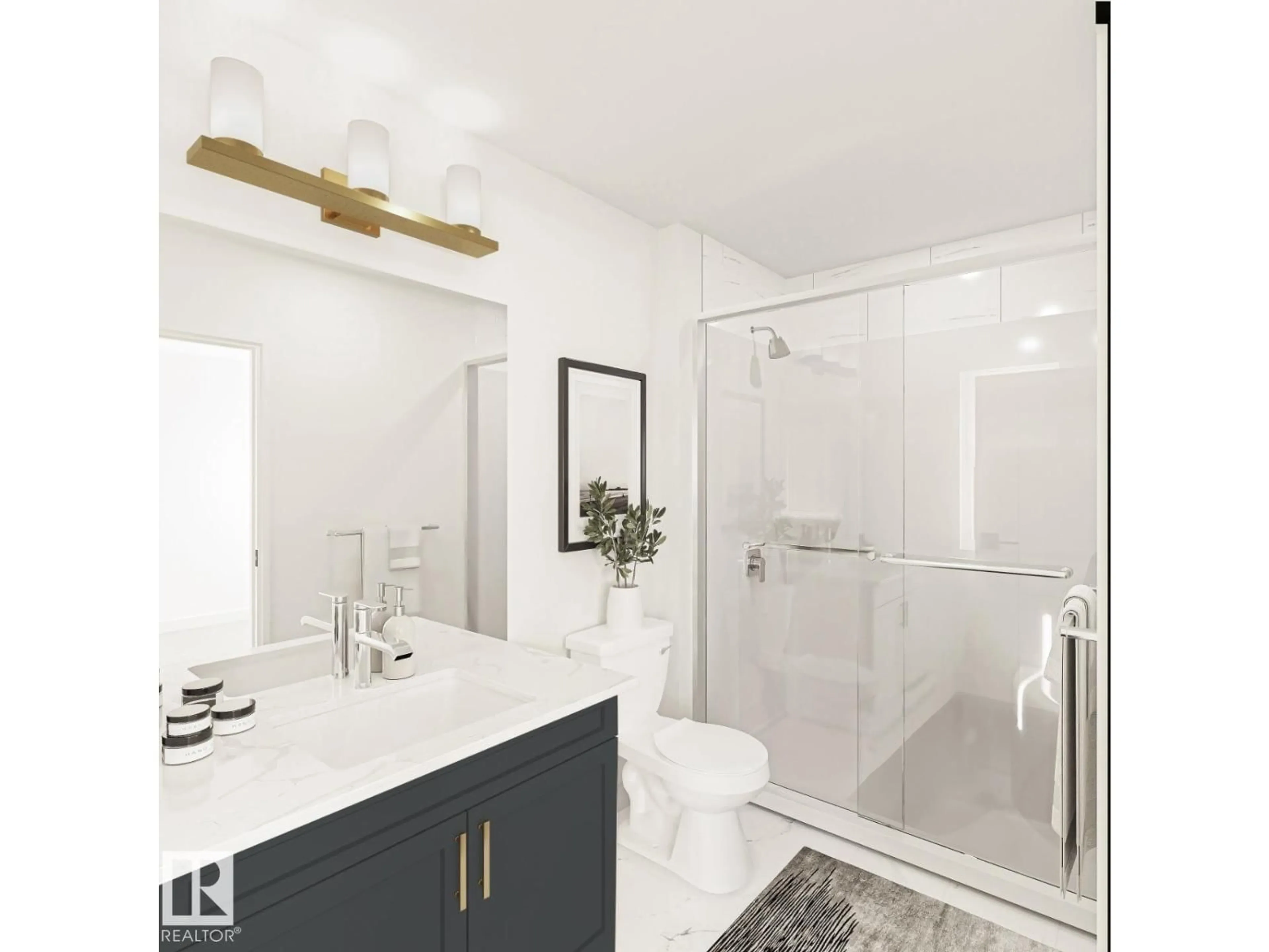 Contemporary bathroom, ceramic/tile floor for 3270 - 58 CHERNOWSKI WY, Edmonton Alberta T6W3X2