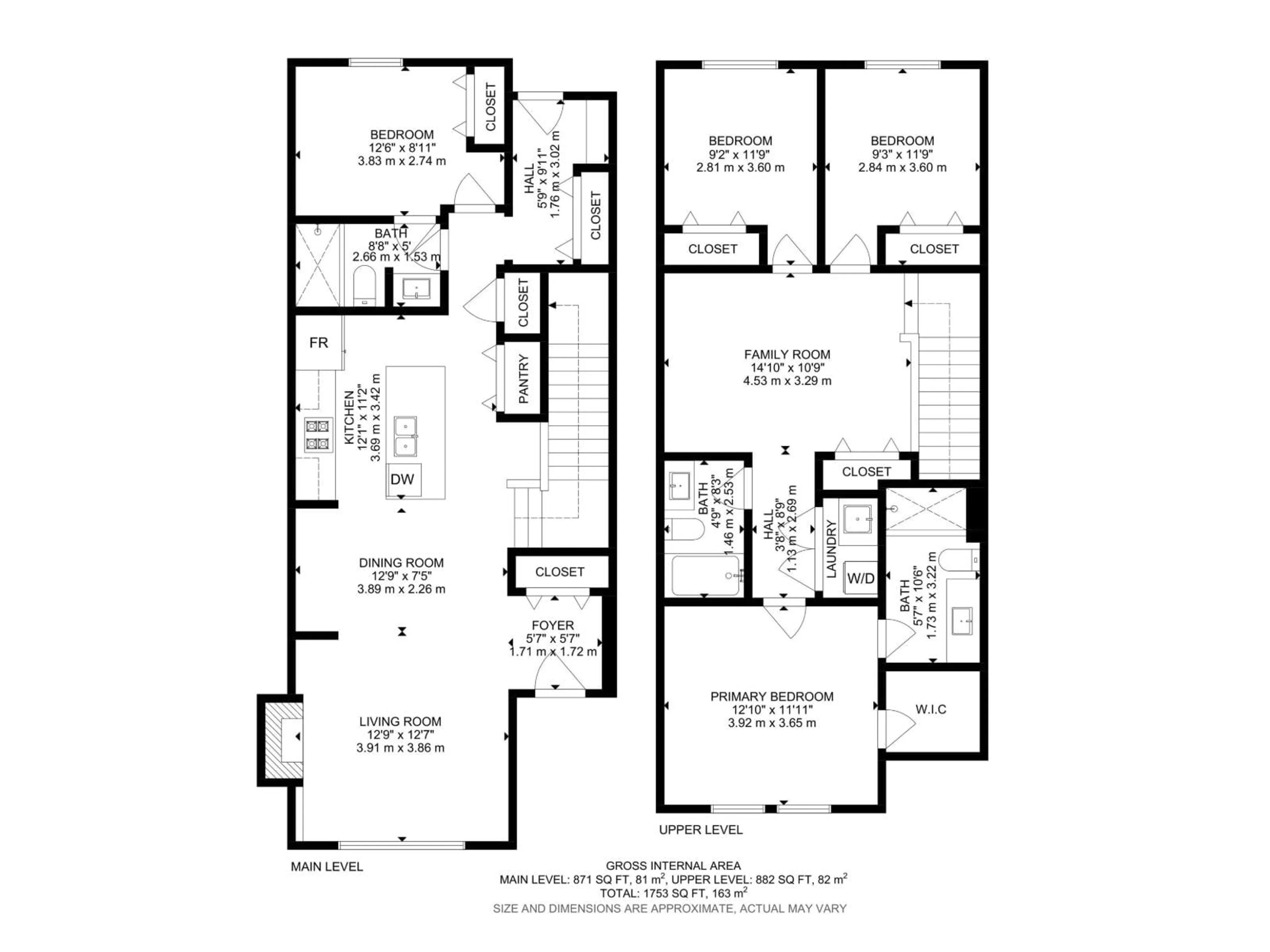 Floor plan for 5113 PARC REUNIS WAY, Beaumont Alberta T4X3E4