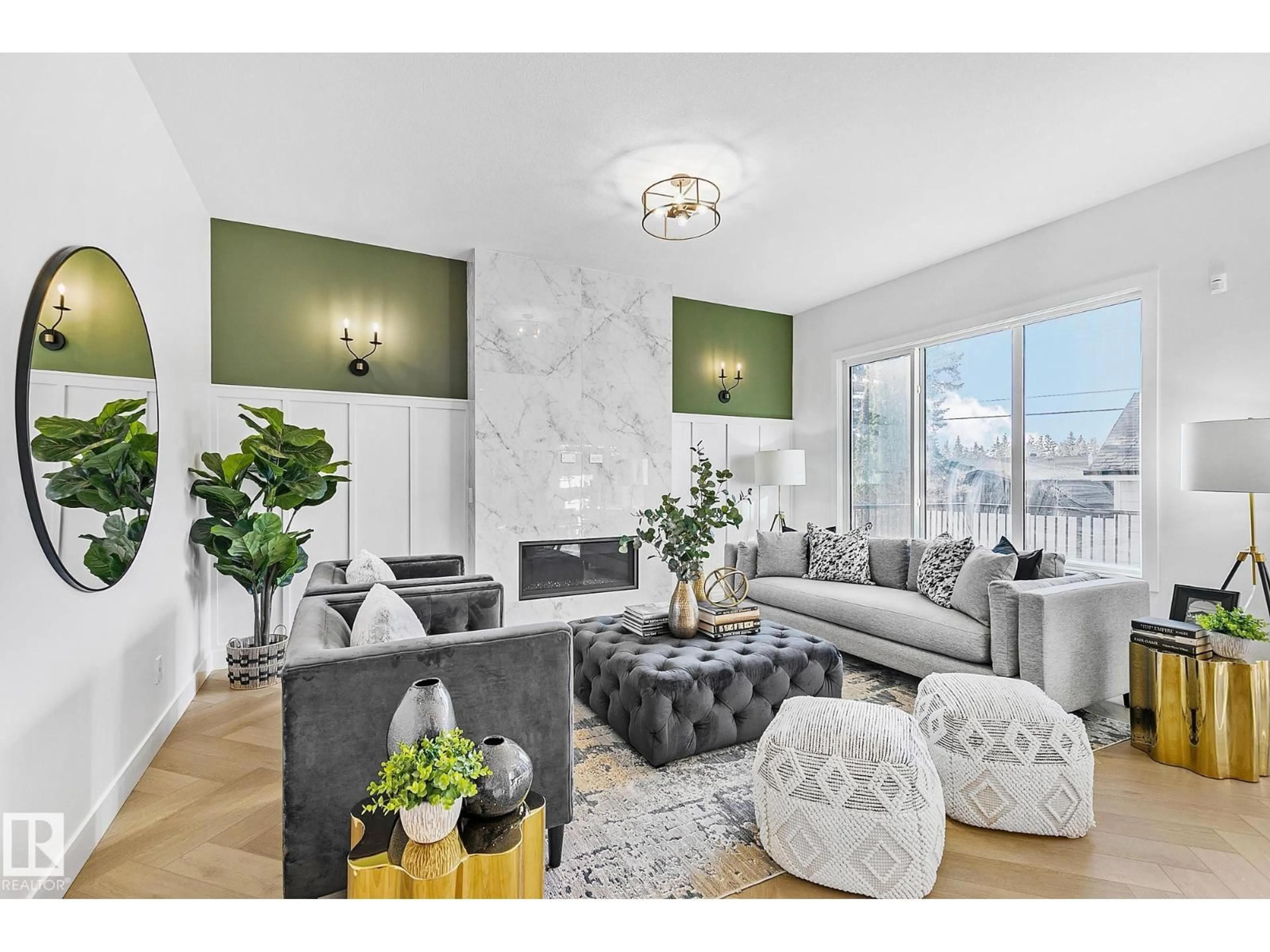 Living room with furniture, unknown for 10404 70 ST, Edmonton Alberta T6A2T6