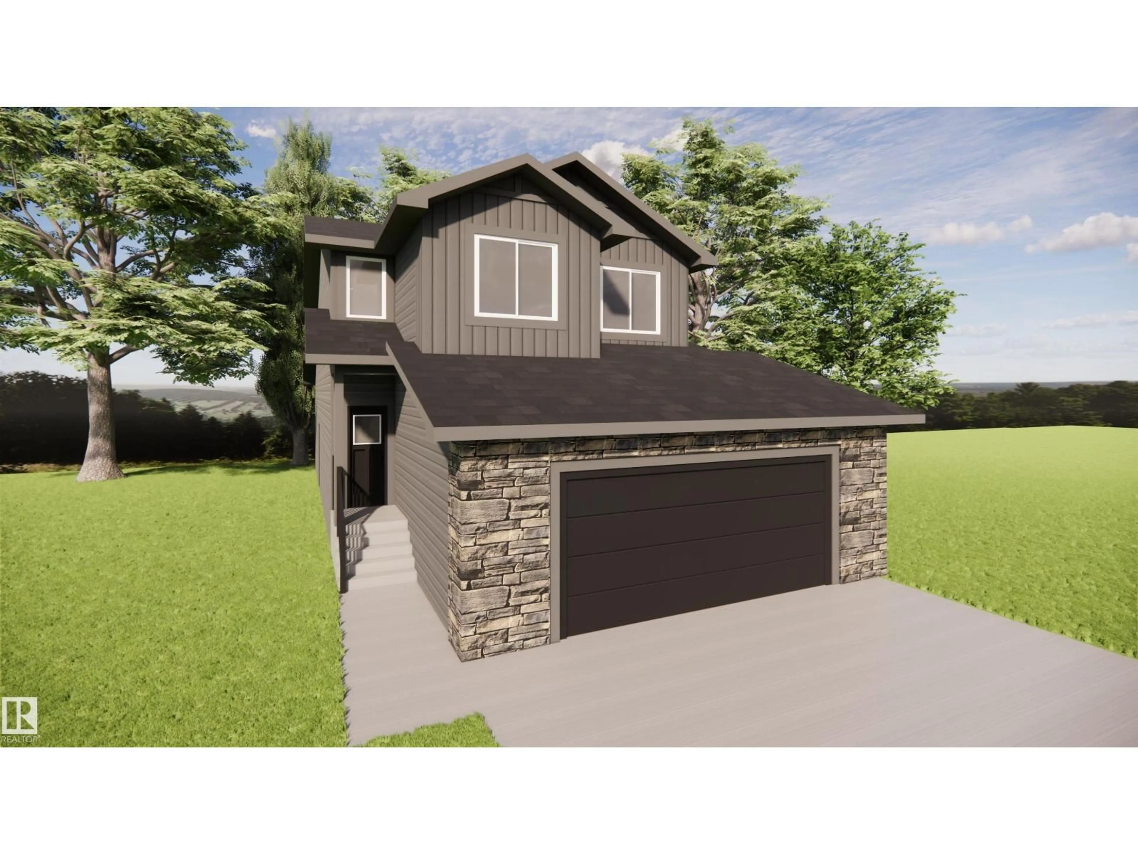 Home with brick exterior material, street for 22 GRAYSON GR, Stony Plain Alberta T7Z0A0