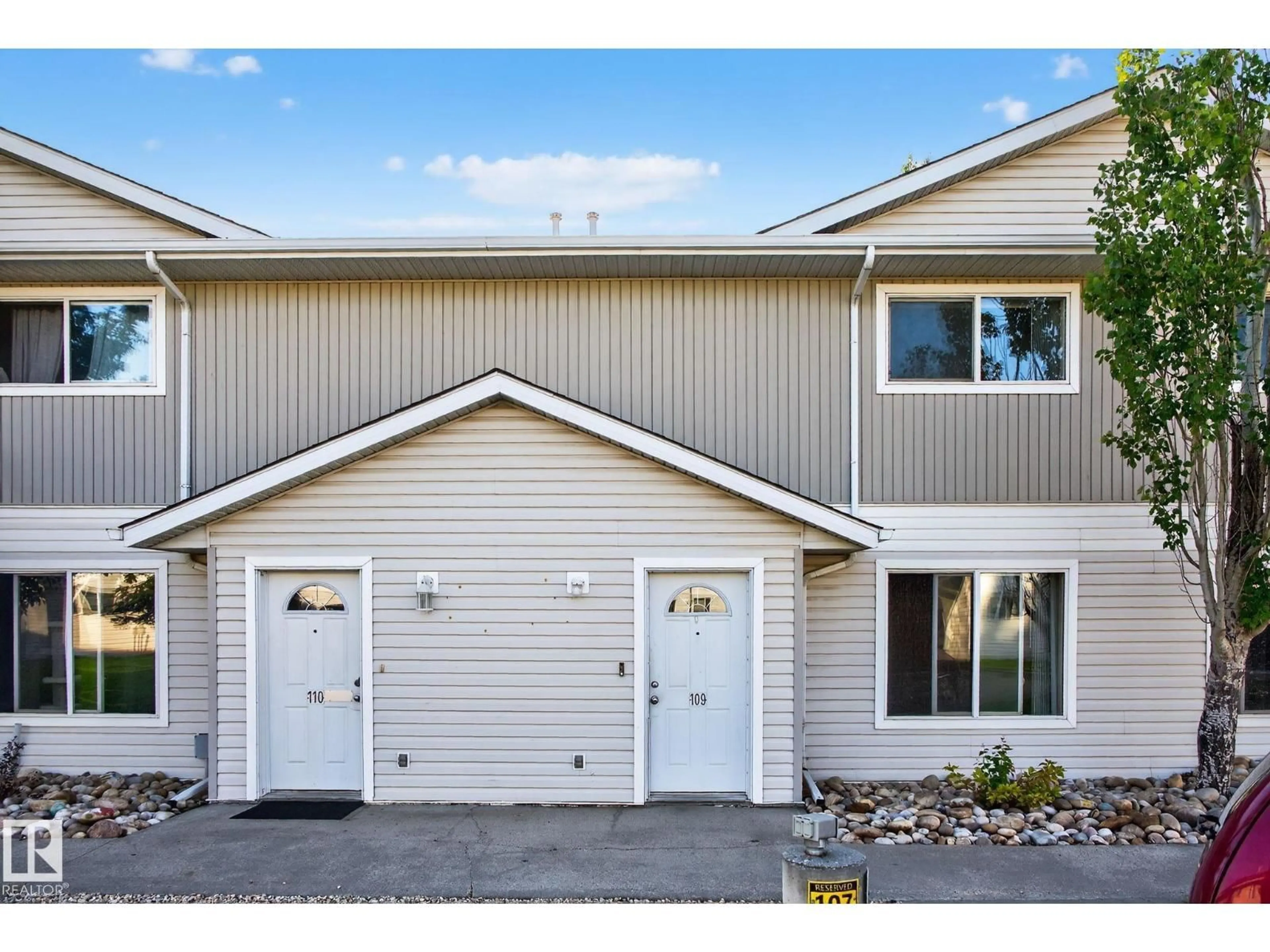 Home with vinyl exterior material, street for #109 - 180 BRIDGEPORT BV, Leduc Alberta T9E8S1