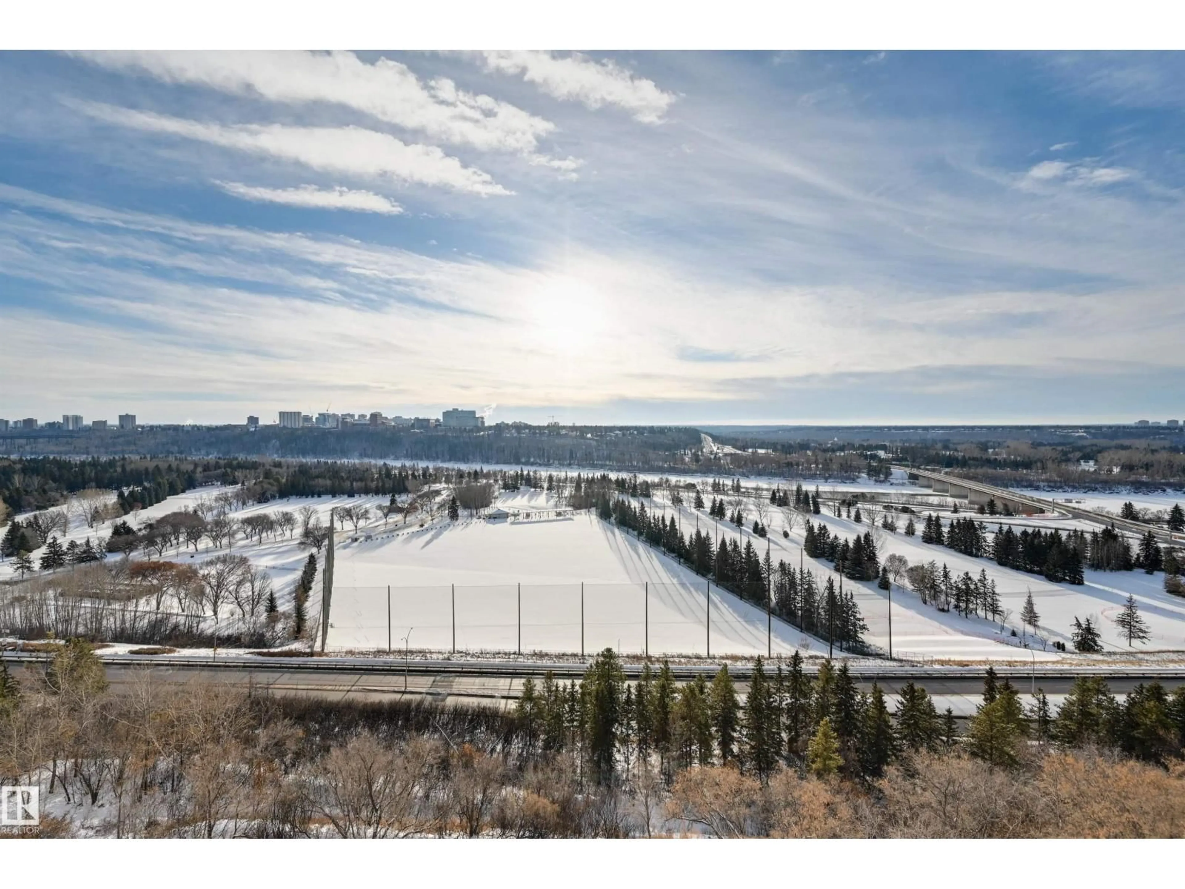 A pic from outside/outdoor area/front of a property/back of a property/a pic from drone, water/lake/river/ocean view for #406 - 12141 JASPER AV, Edmonton Alberta T5N3X8