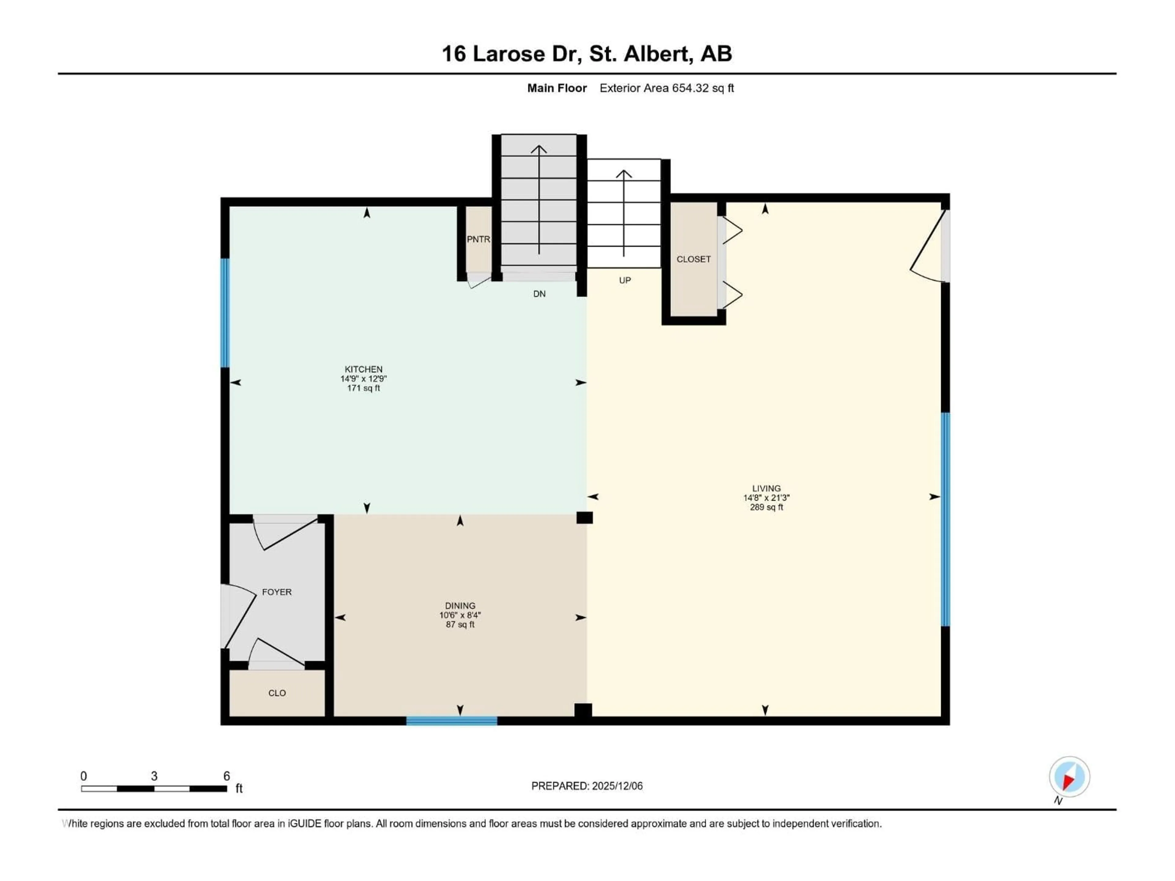 Floor plan for 16 LAROSE DR, St. Albert Alberta T8N1S6